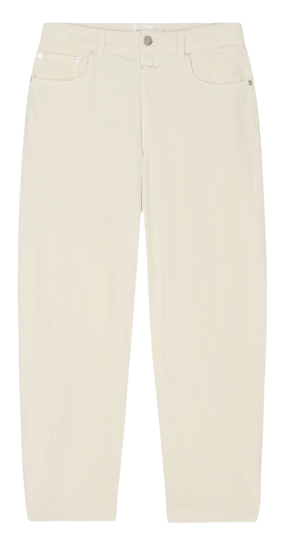 Jean balloon en coton mélangé CLOSED Beige