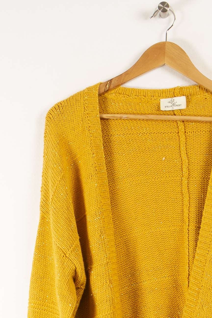 Cardigan STELLA FOREST - SECONDE MAIN Yellow