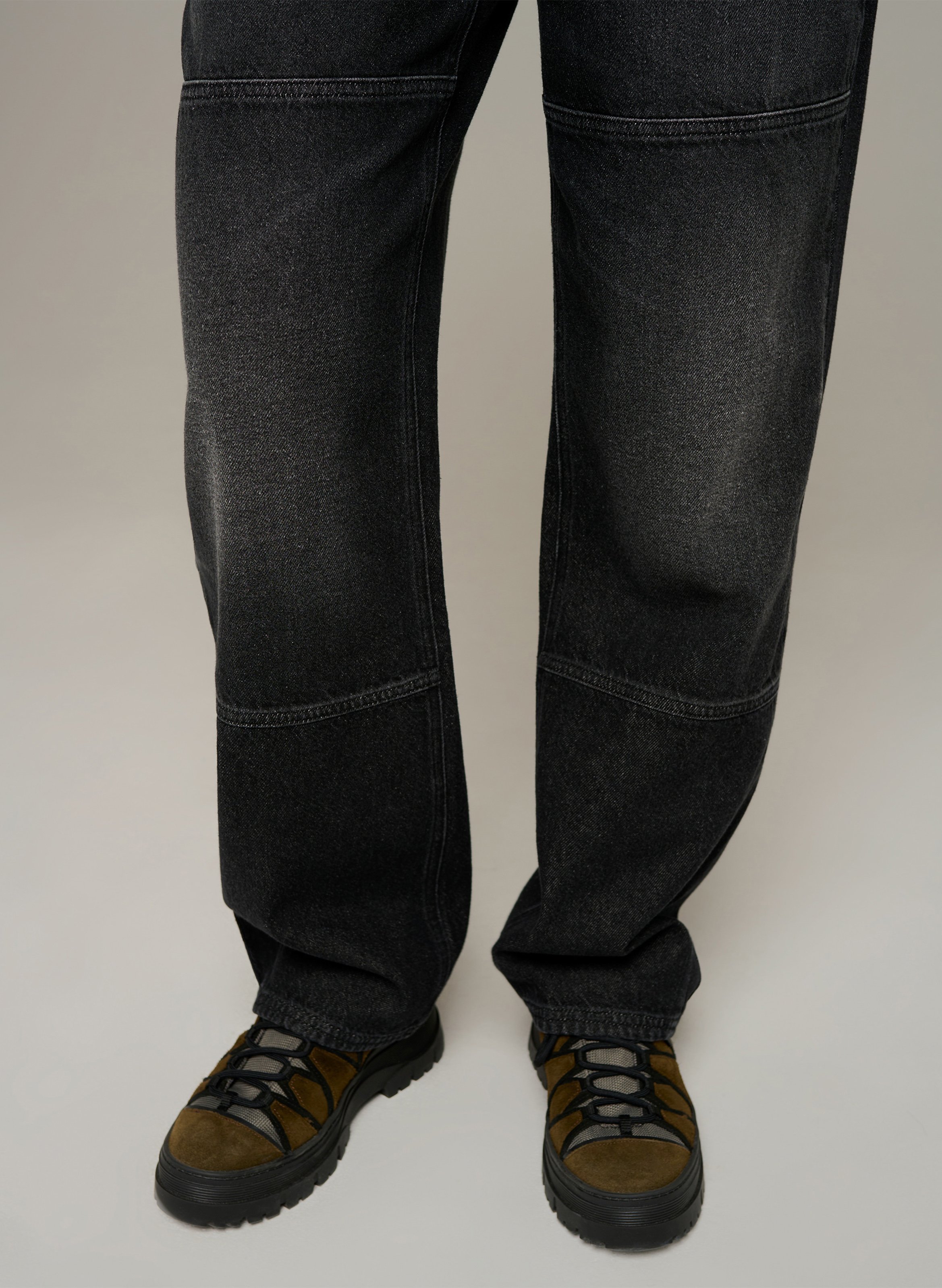Straight Cut Jeans aus Baumwolle COTELAC ACOTE Schwarz