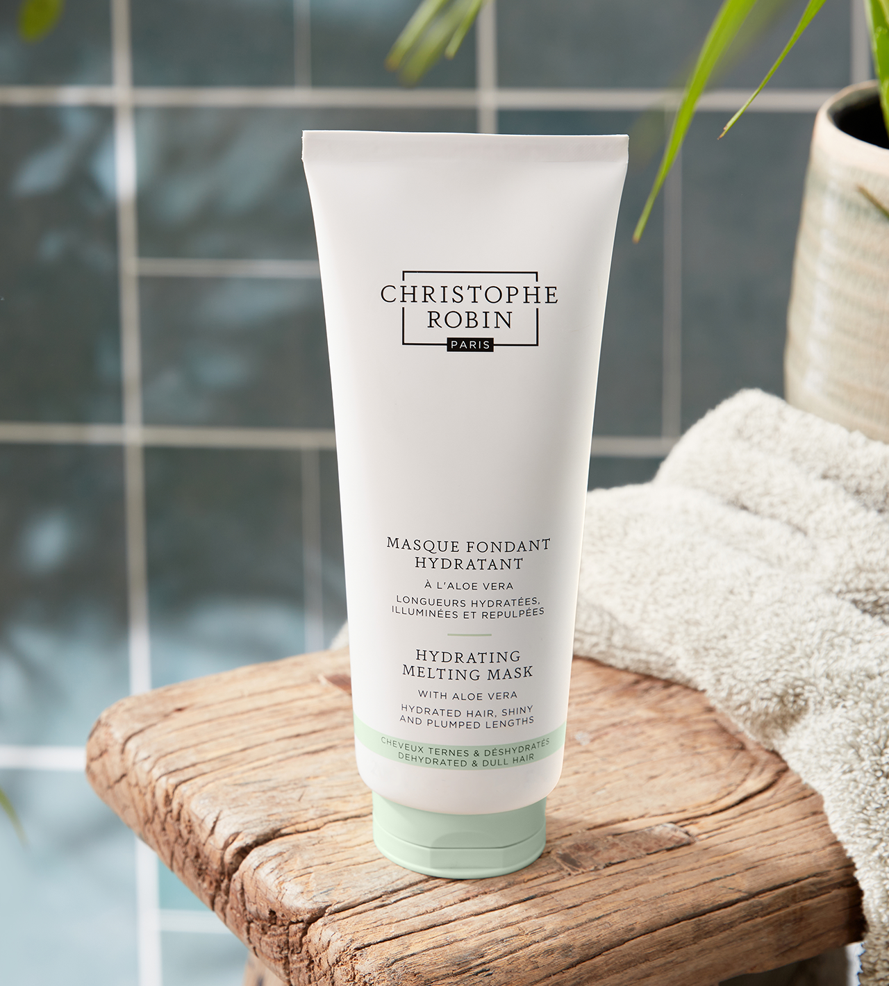 Masque fondant hydratant à l'aloe vera CHRISTOPHE ROBIN No color