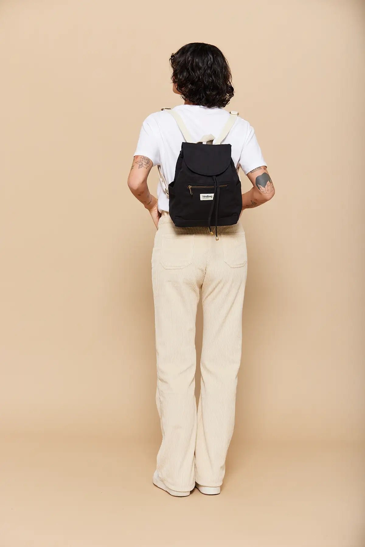 Cotton backpack Black