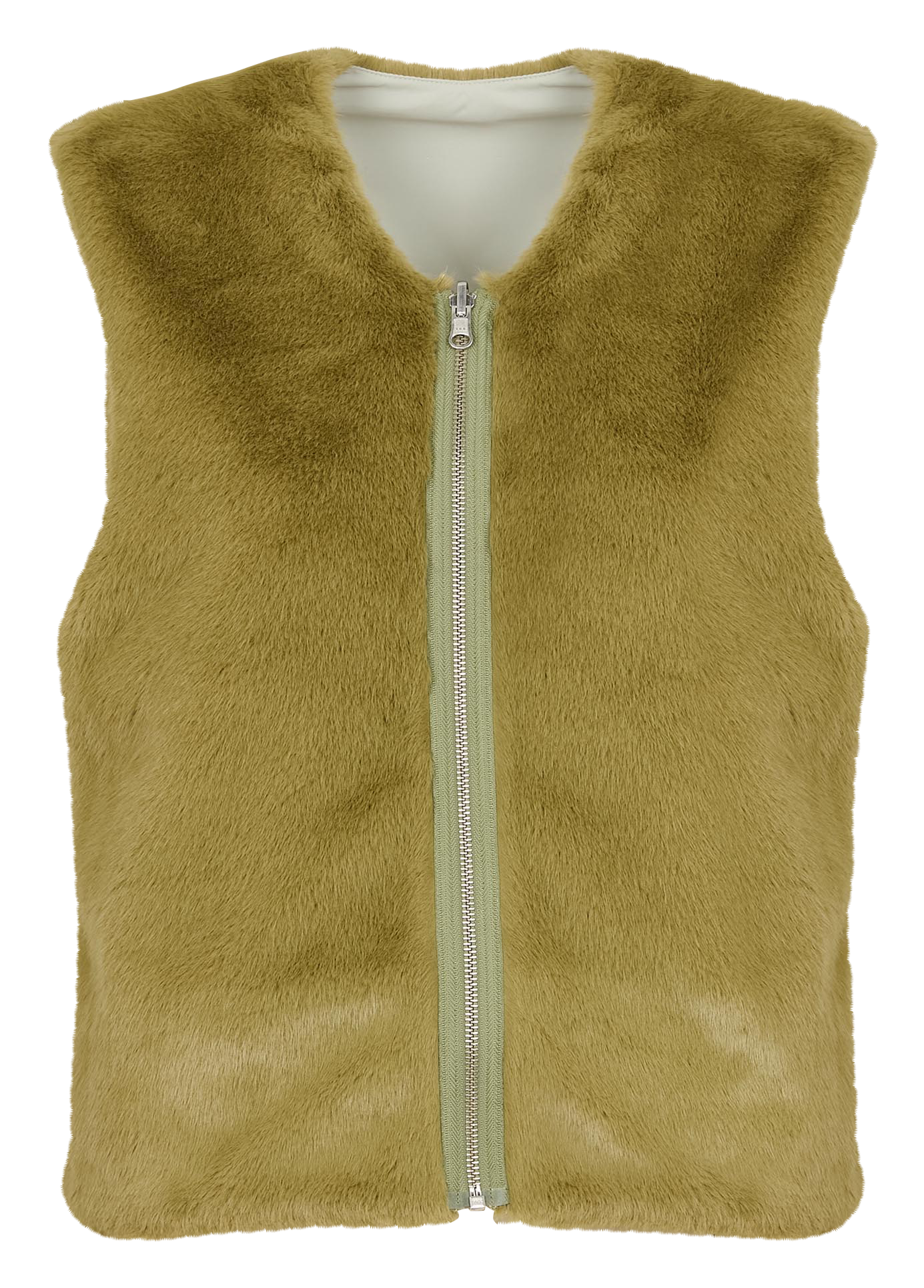 Ärmellose Wendeweste Grun