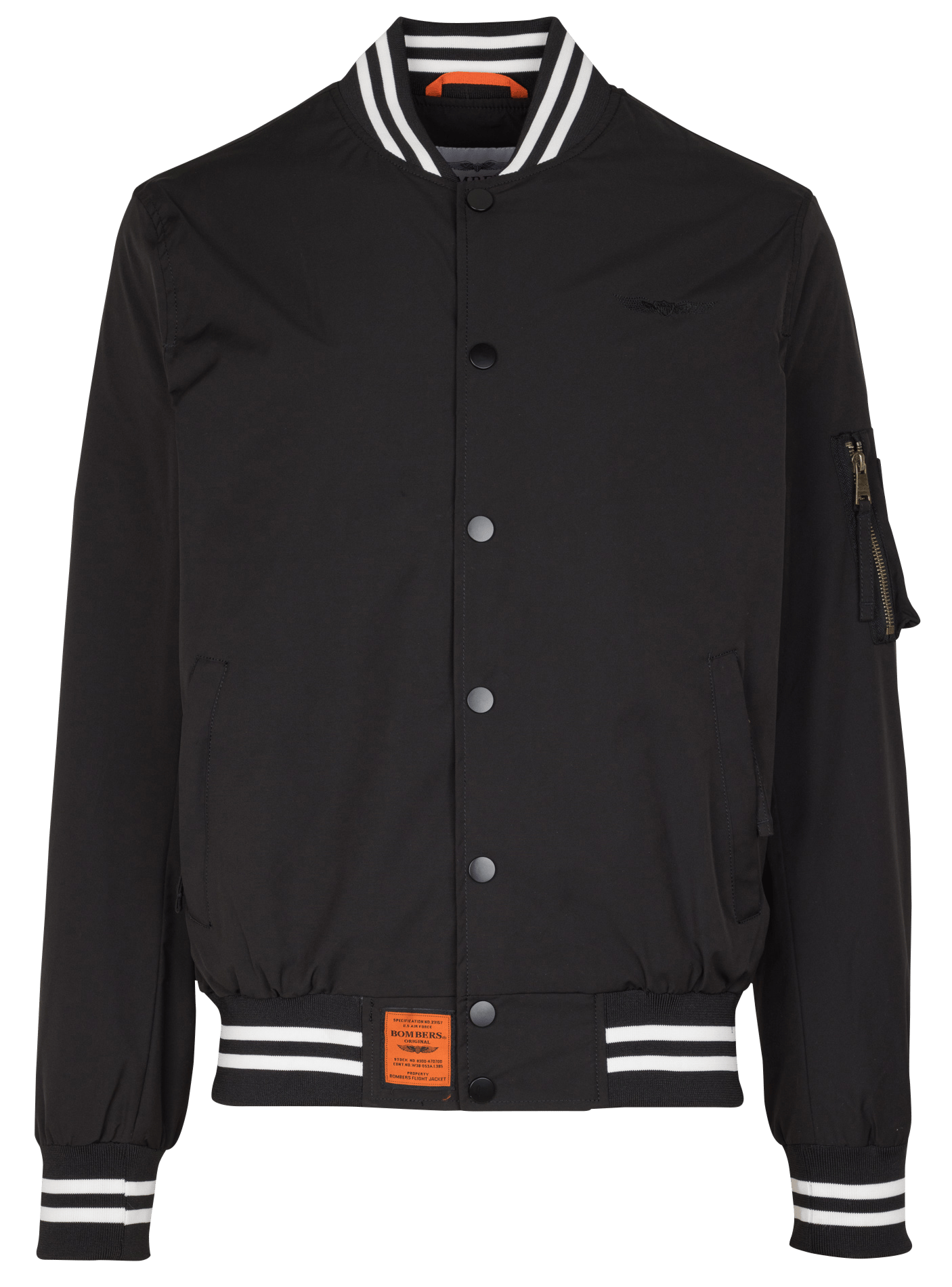 Blouson droit BOMBERS ORIGINAL Noir
