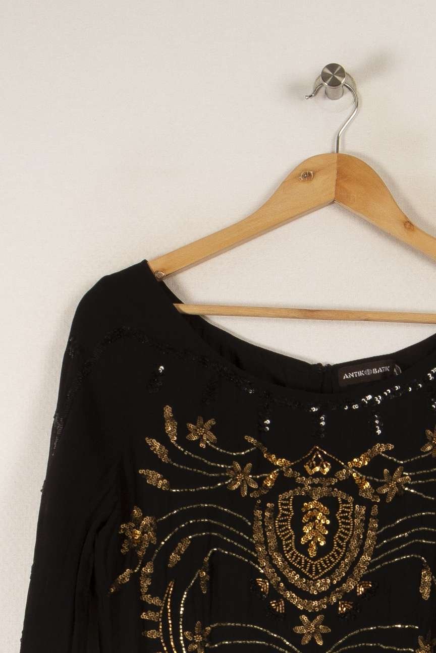Midi dress ANTIK BATIK - Seconde Main Black