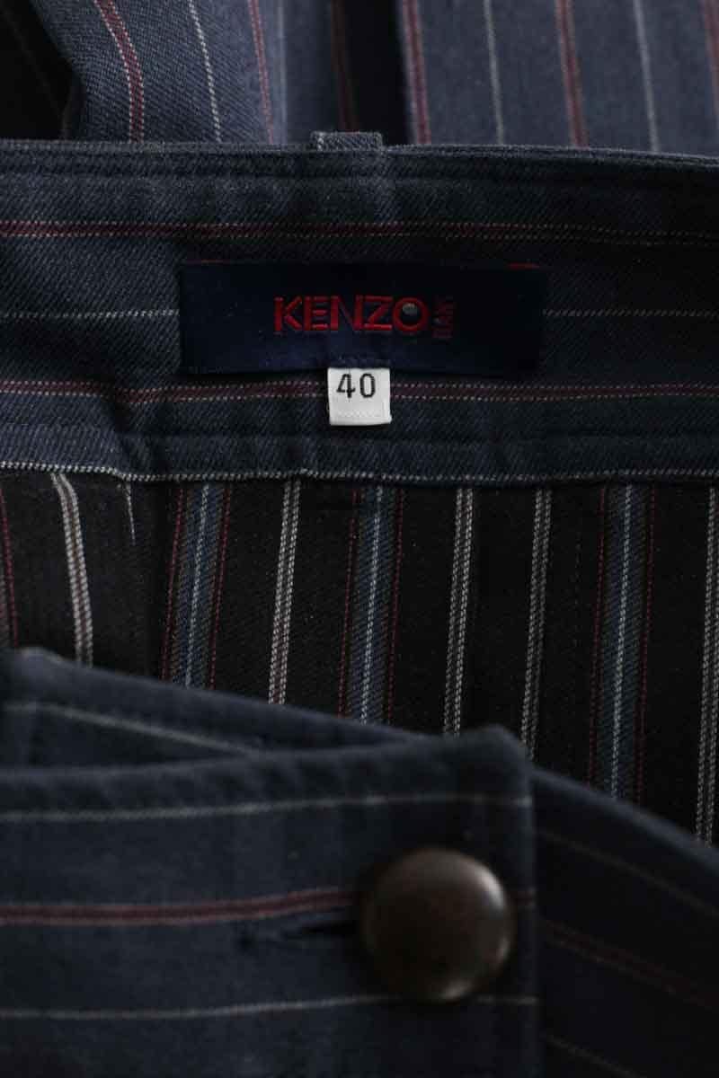 Cotton mini skirt KENZO - SECONDE MAIN Blue