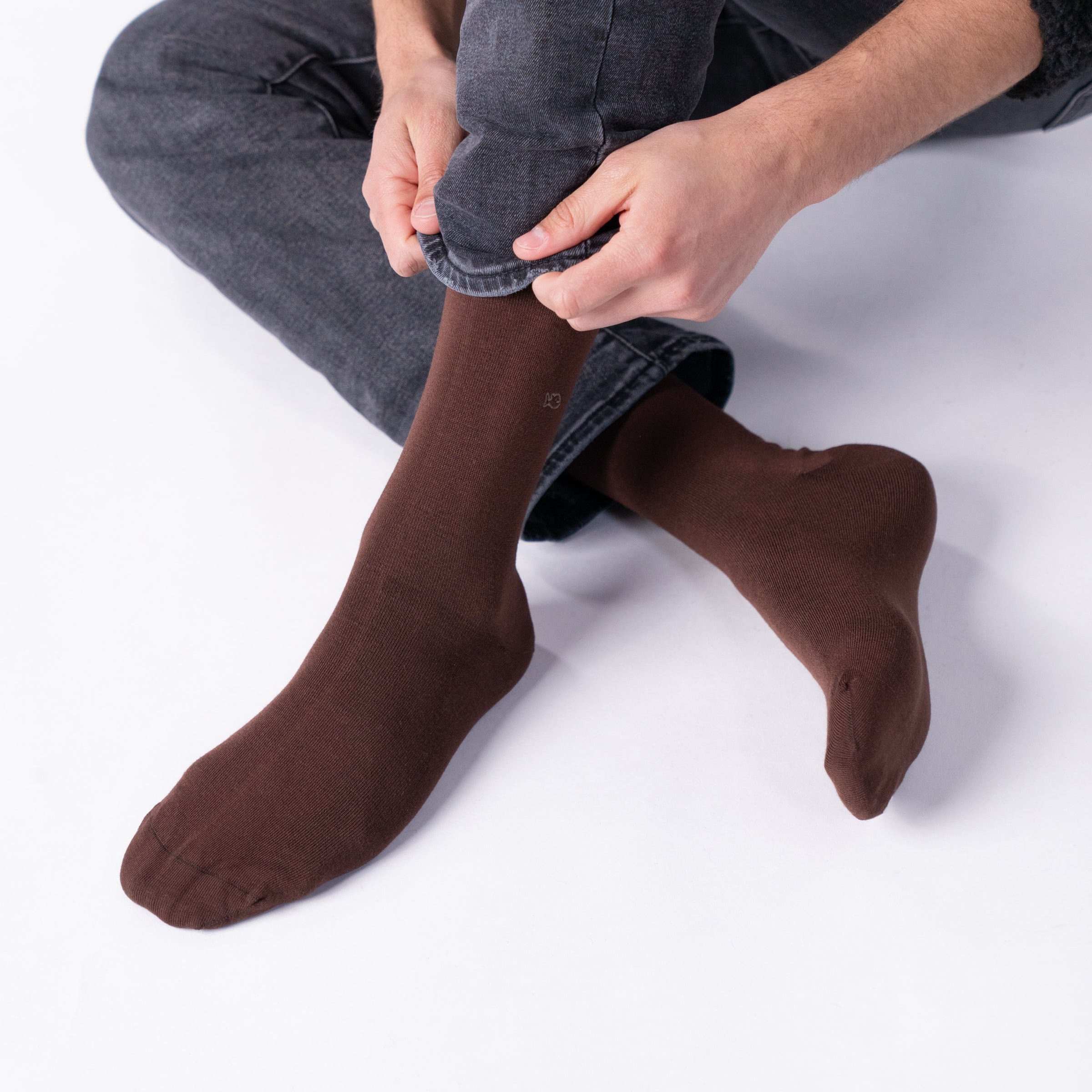 Bamboo socks BILLYBELT Brown