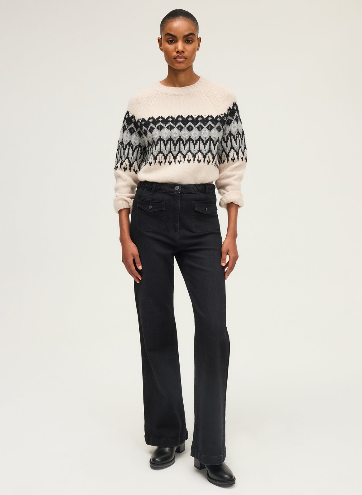 Jean flare PABLO Noir