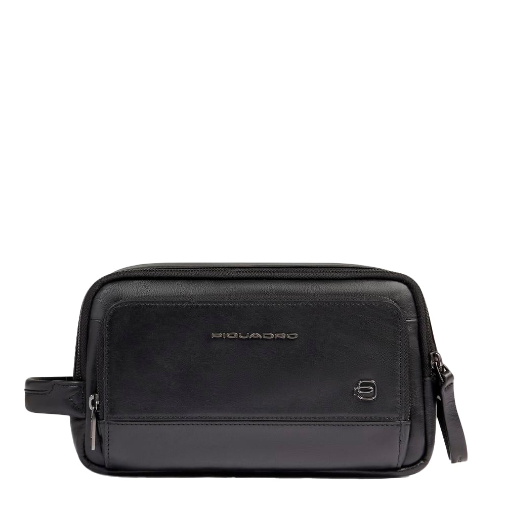 Leather toiletry bag PIQUADRO