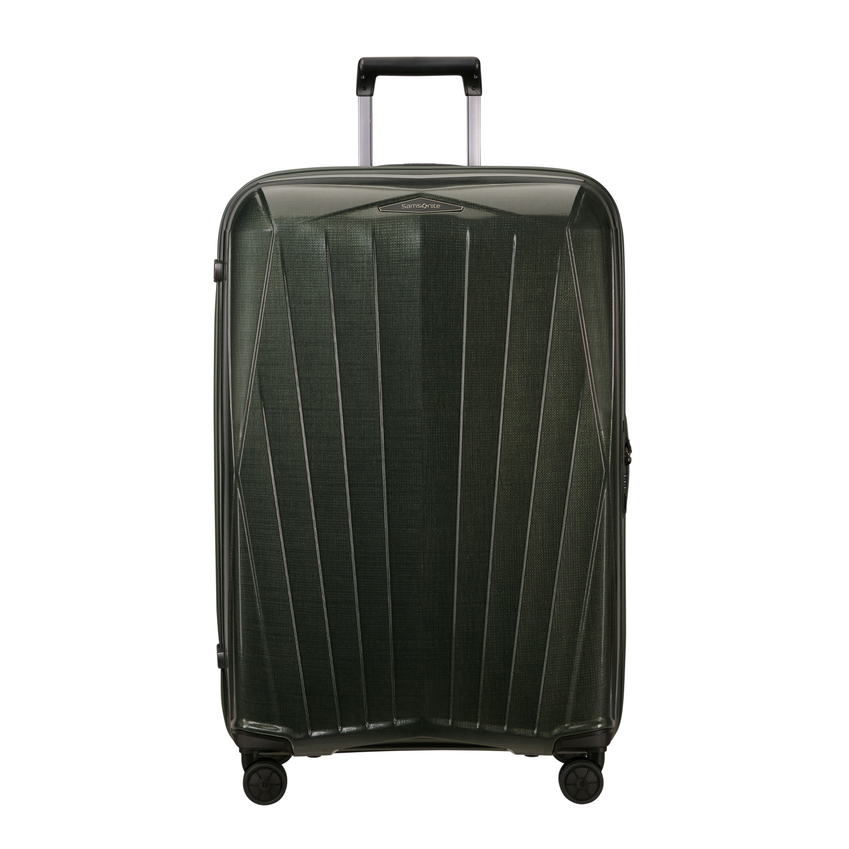 Major-lite 4-wheel suitcase size L Black