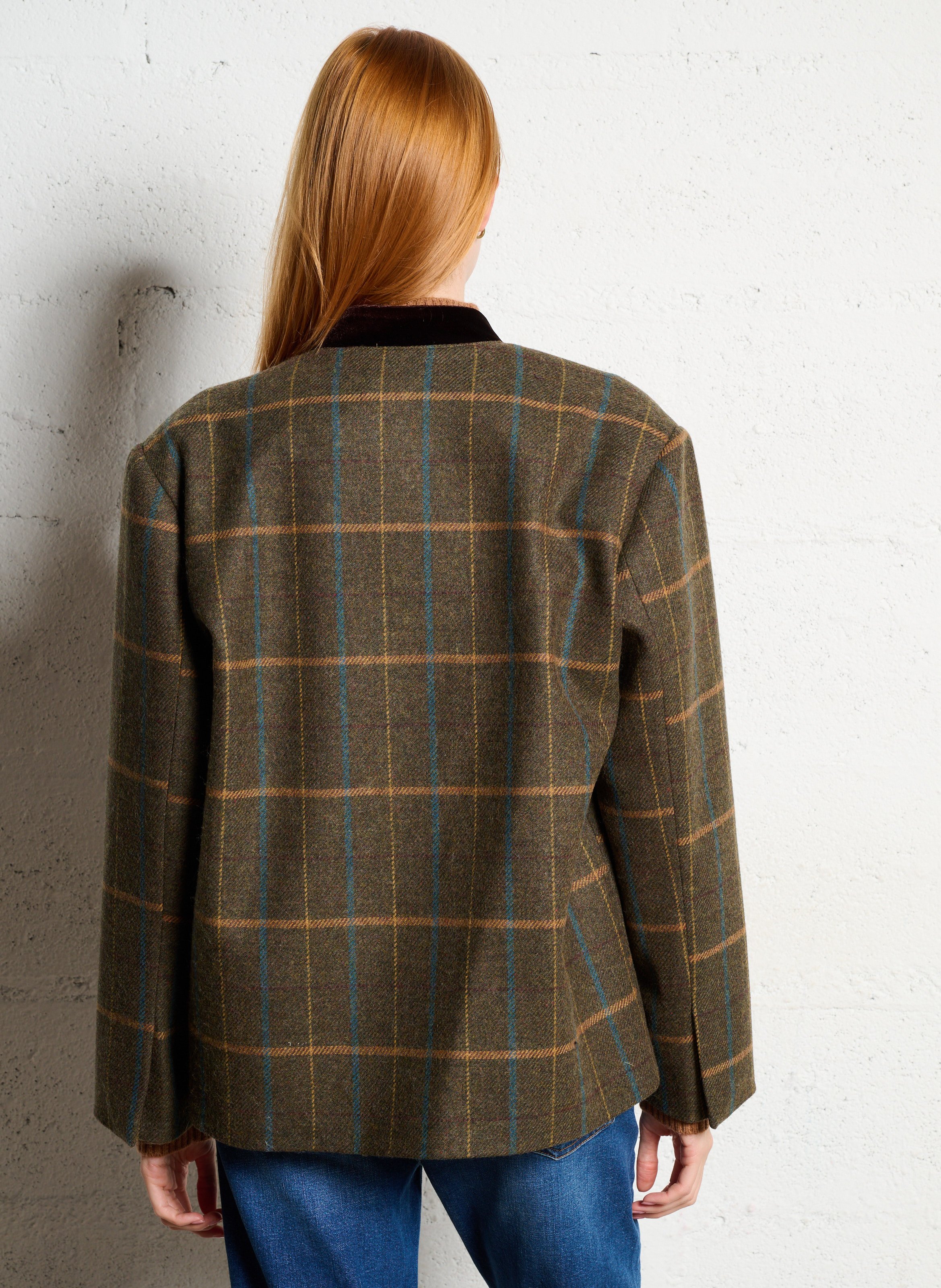 Jacket with officer collar SOPHIE+LUCIE Green