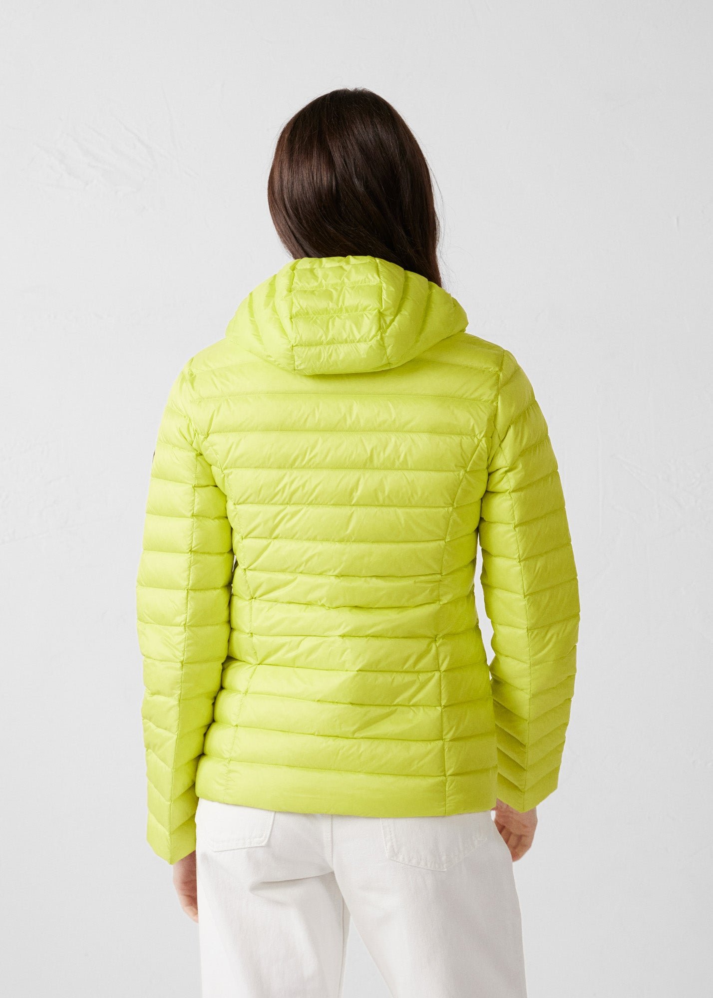 Lightweight hooded puffer jacket Cloe JOTT Yellow
