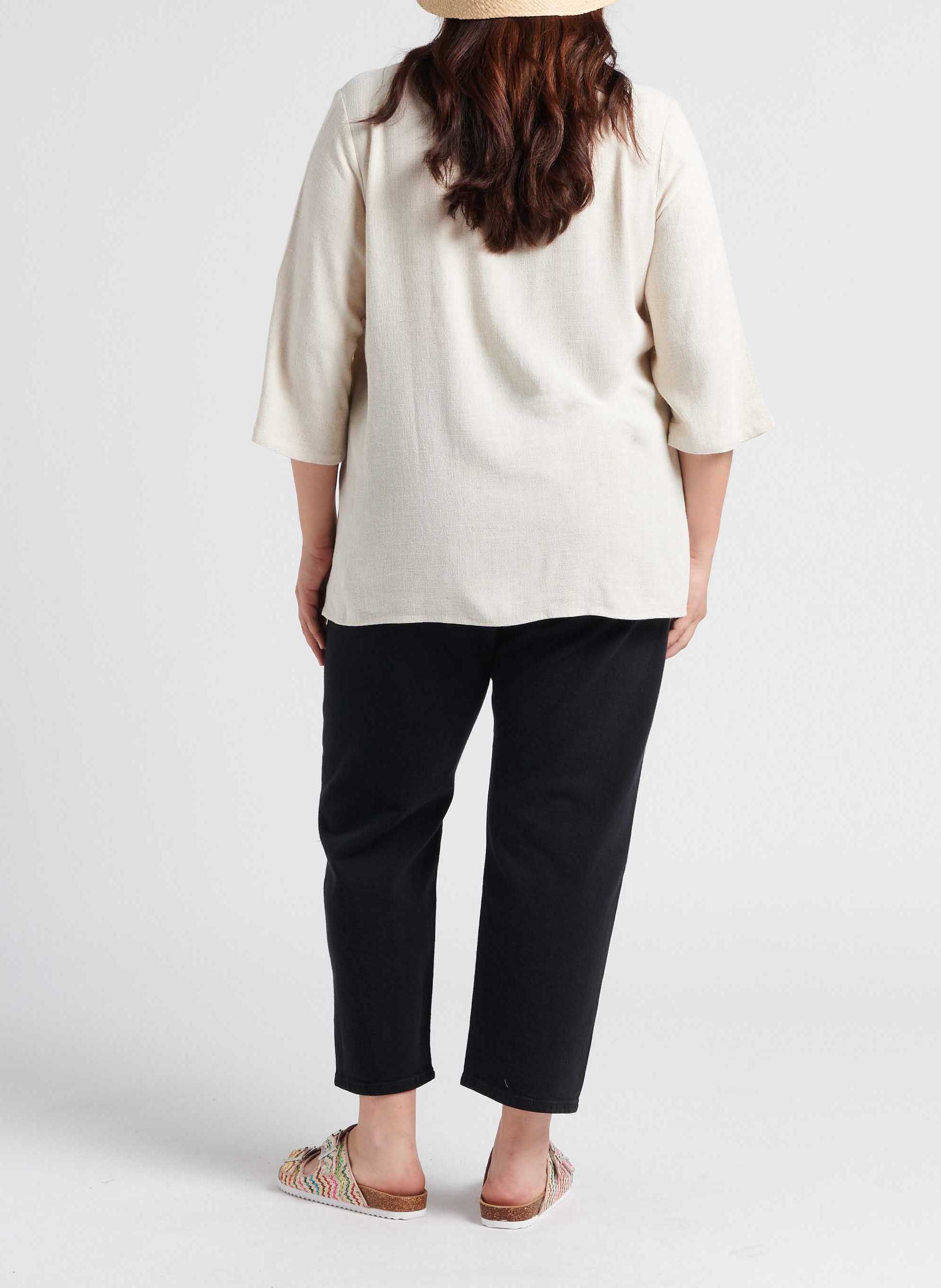 Top col V  EVOKED Beige