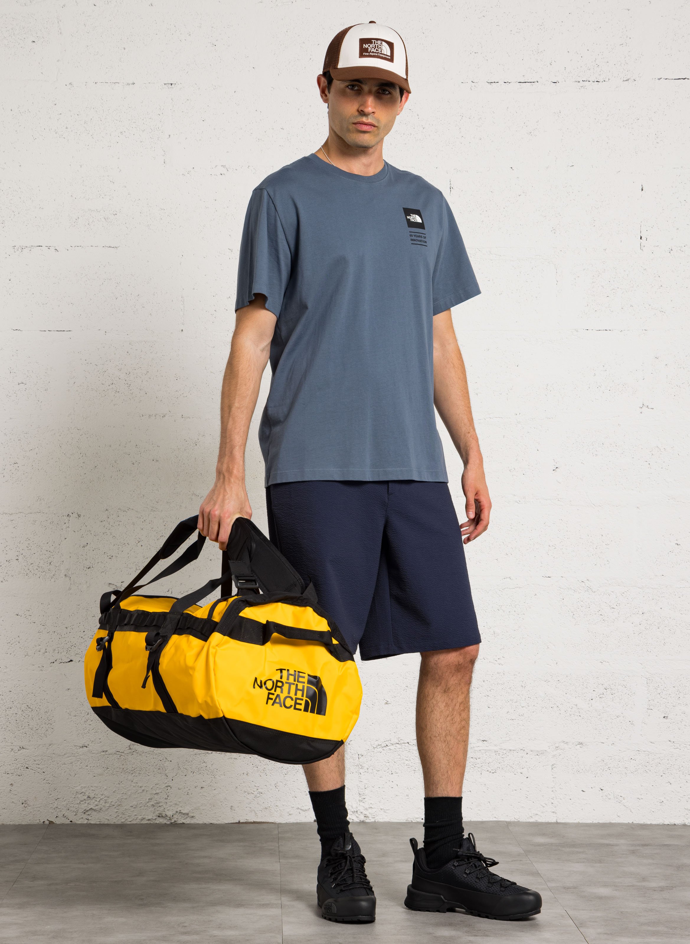 Kompakte Reisetasche uni THE NORTH FACE Gelb