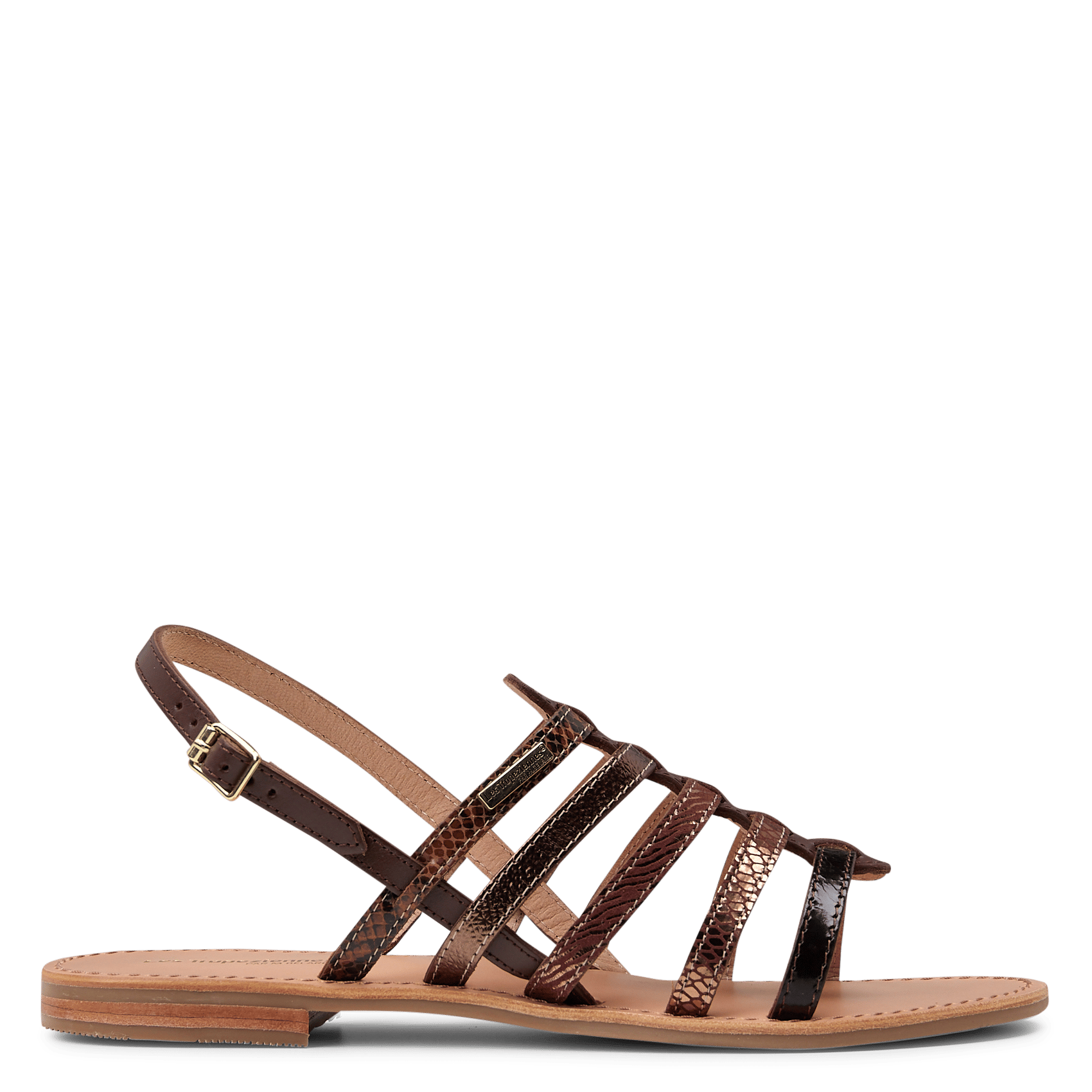 Leren sandalen LES TROPEZIENNES PAR M.BELARBI Bruin