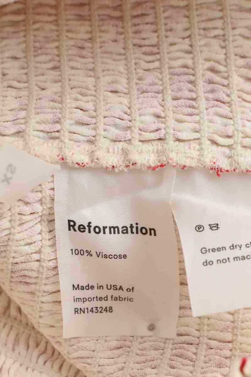 Azawood sleeveless top REFORMATION - Seconde Main Beige