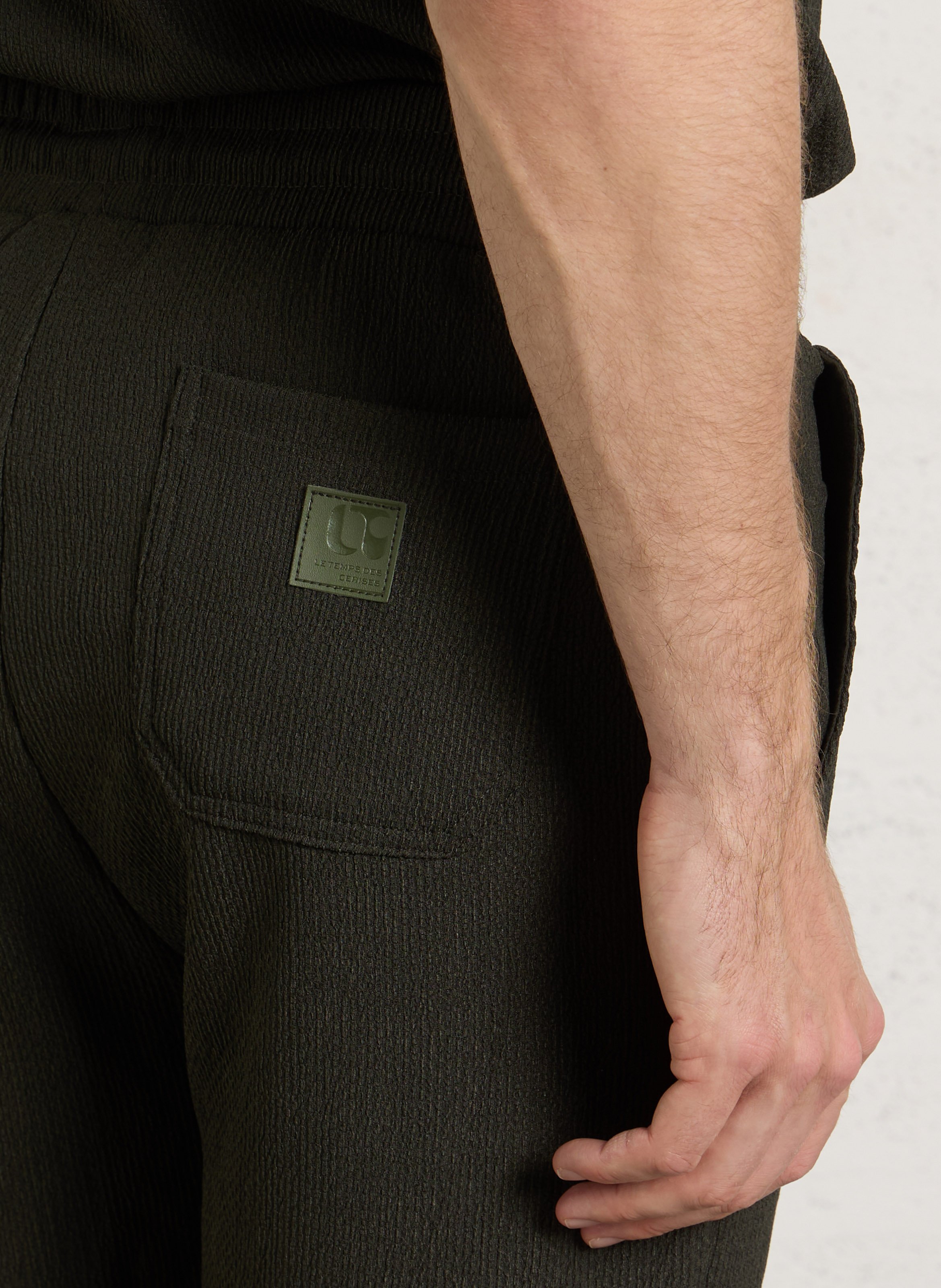Straight shorts LE TEMPS DES CERISES Green