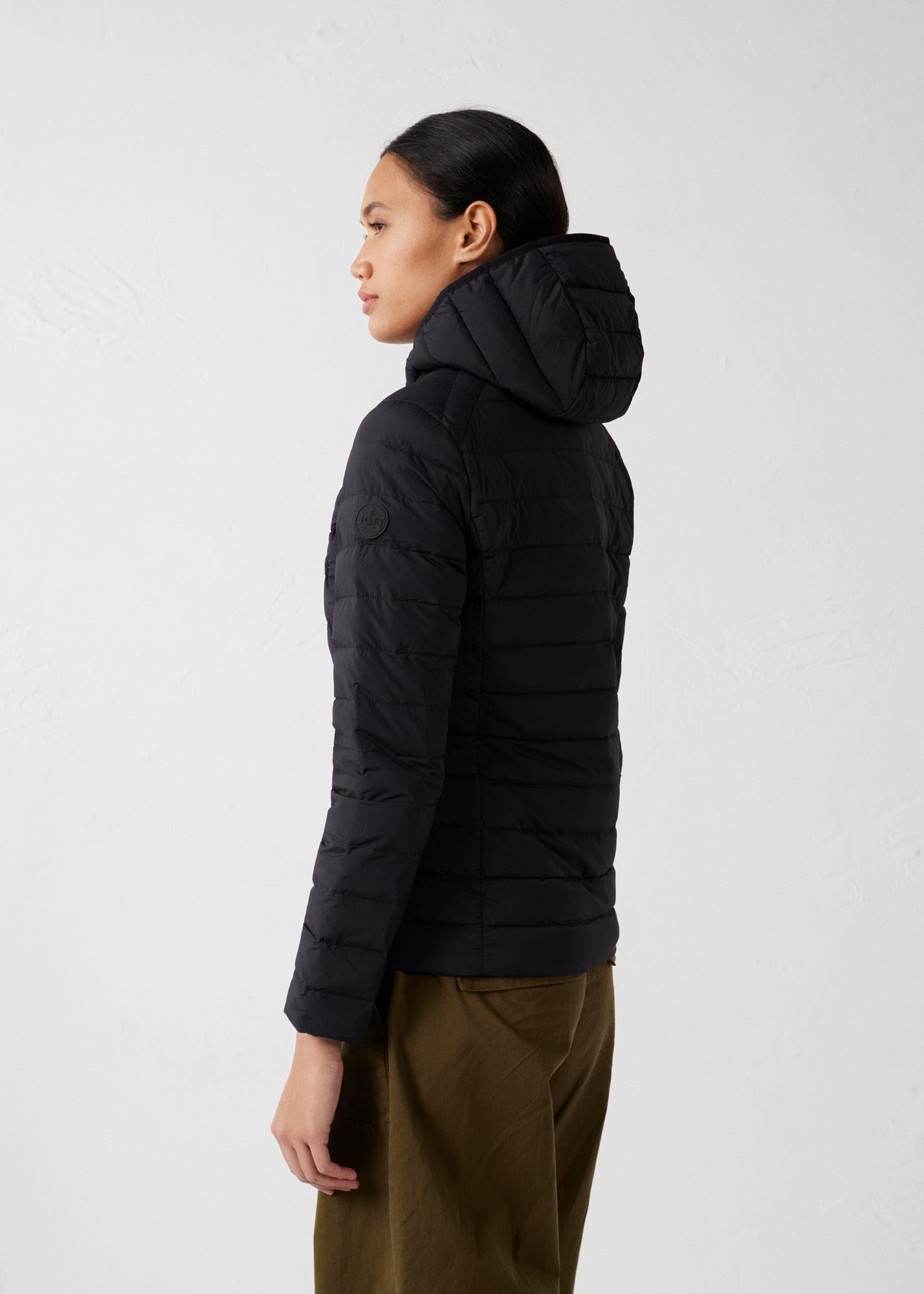 Doudoune à capuche stretch légère salma JOTT Noir