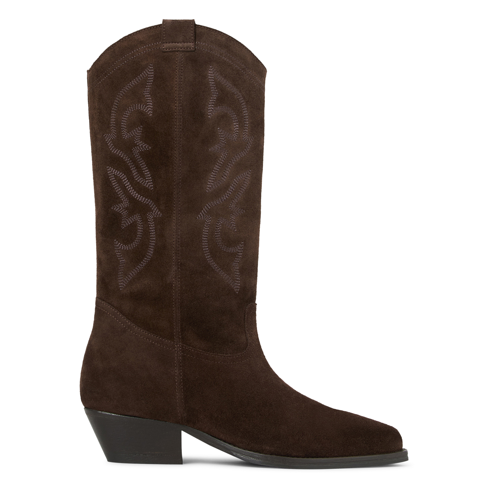 Bottes en cuir BA&SH Marron