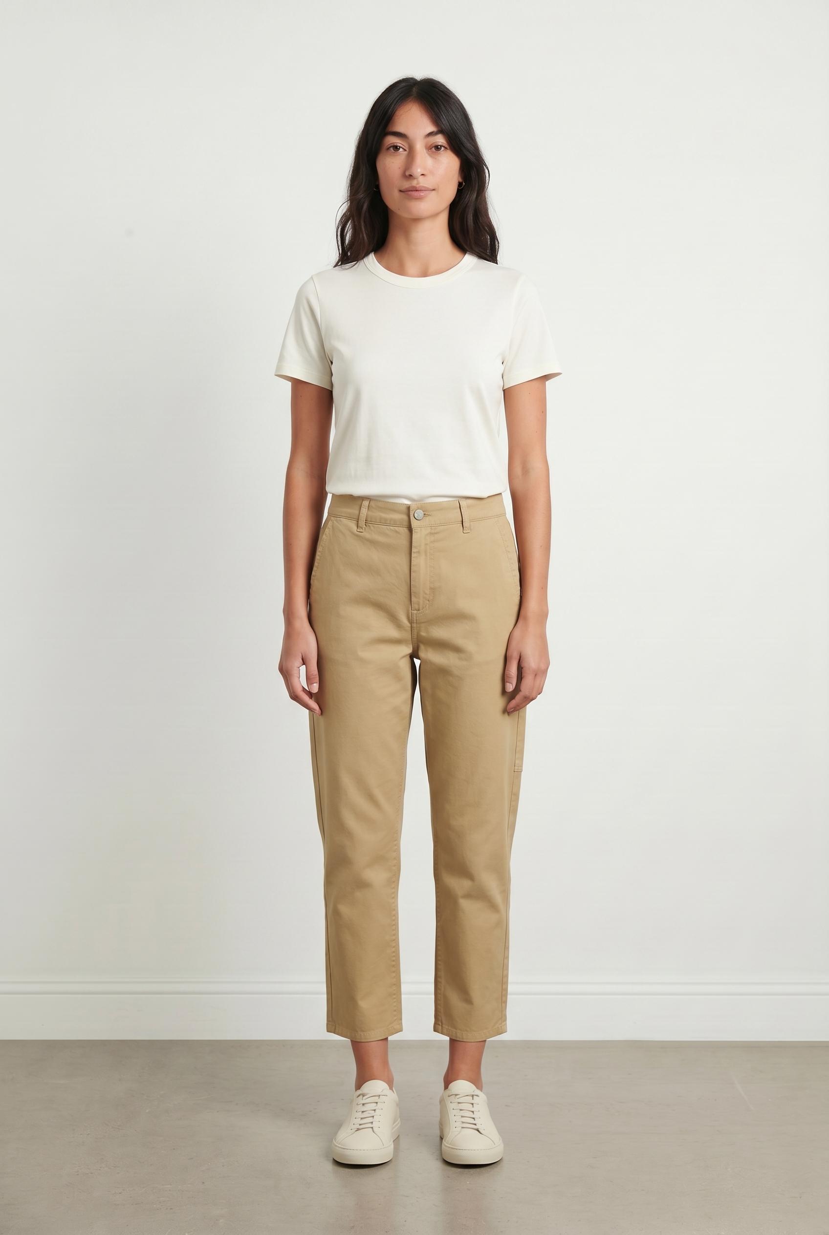 Jeans CHLOE STORA - SECONDE MAIN Beige