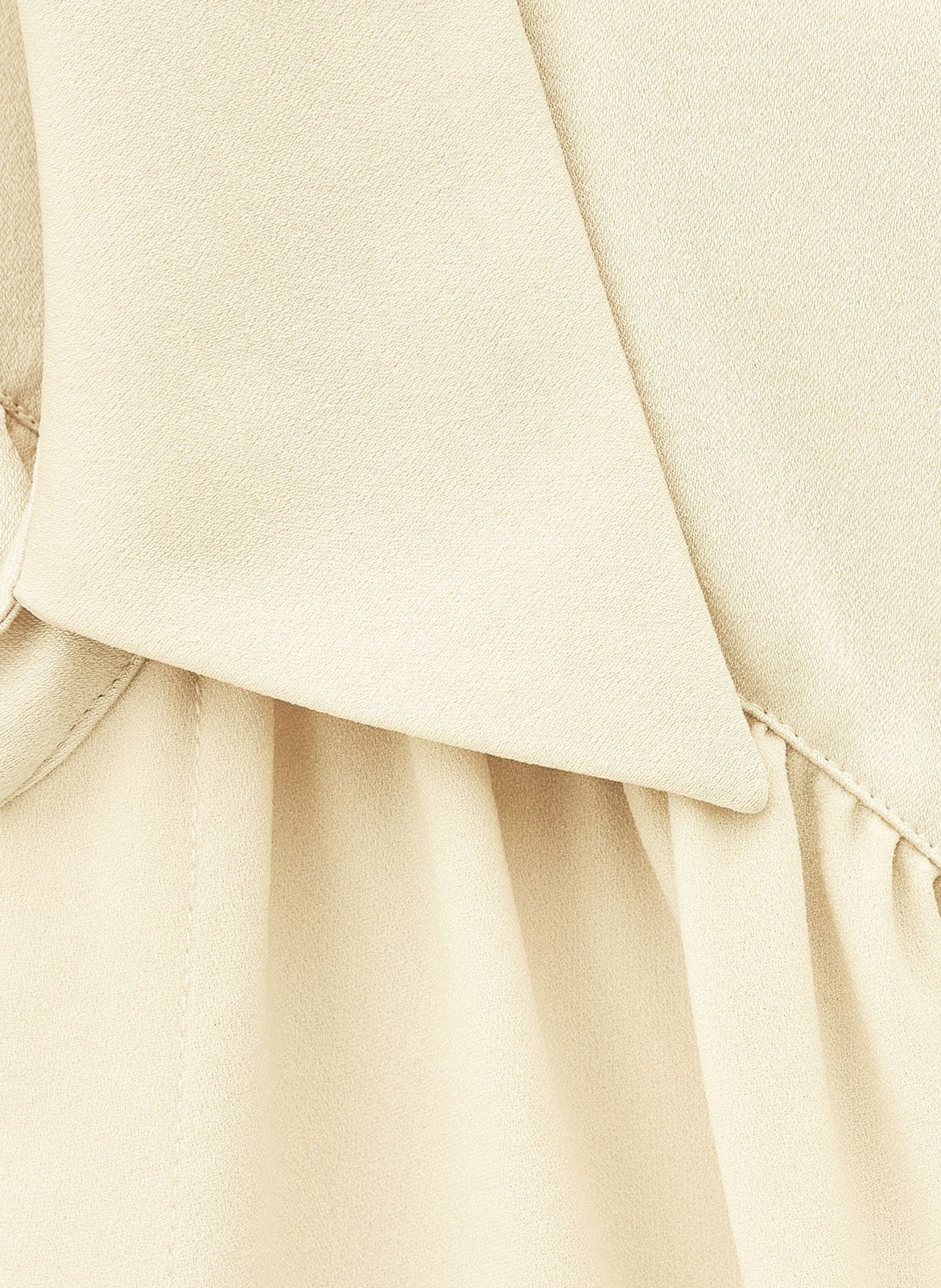 Recht effen overhemd BA&SH Beige