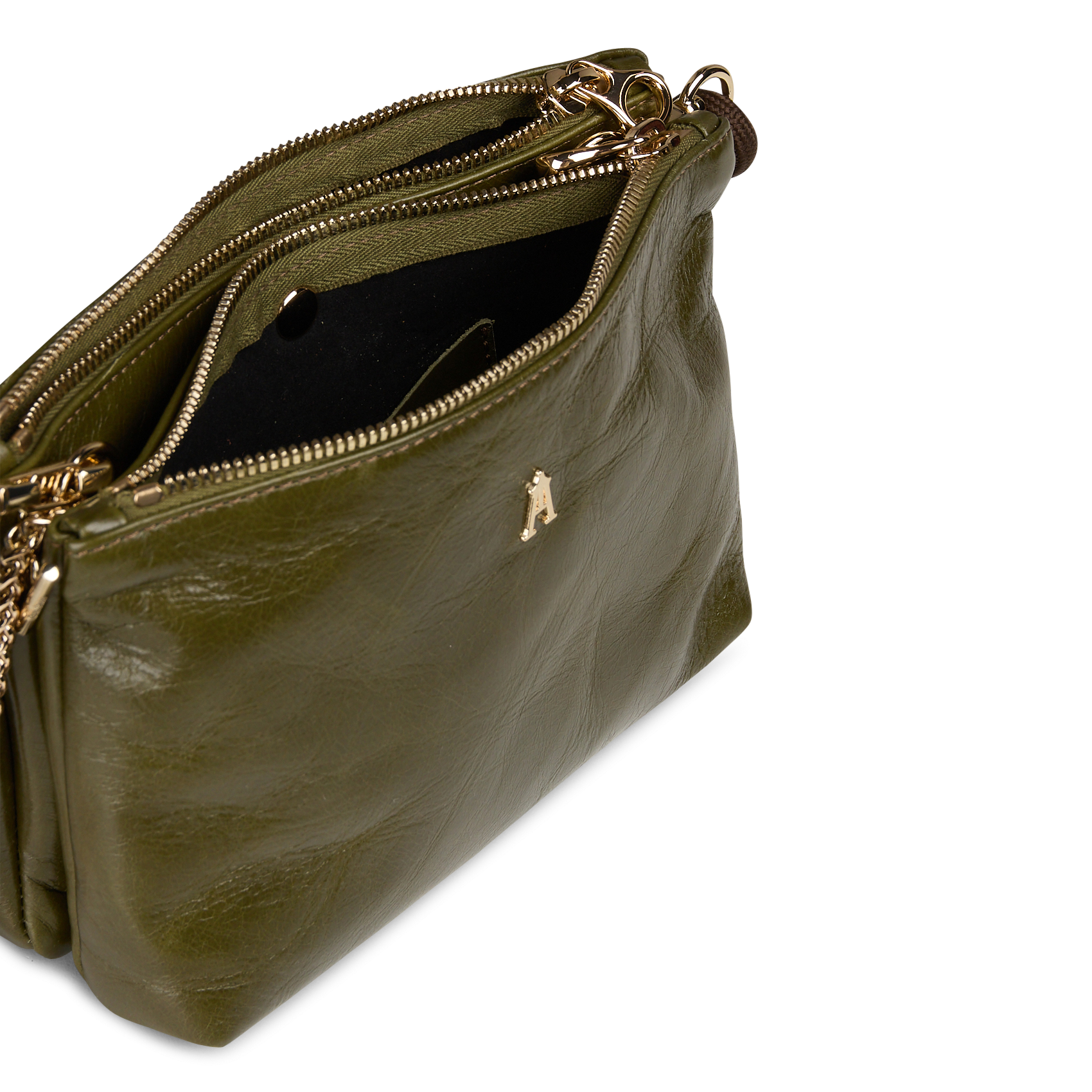 Dori leather shoulder bag | Green CRAIE STUDIO Women