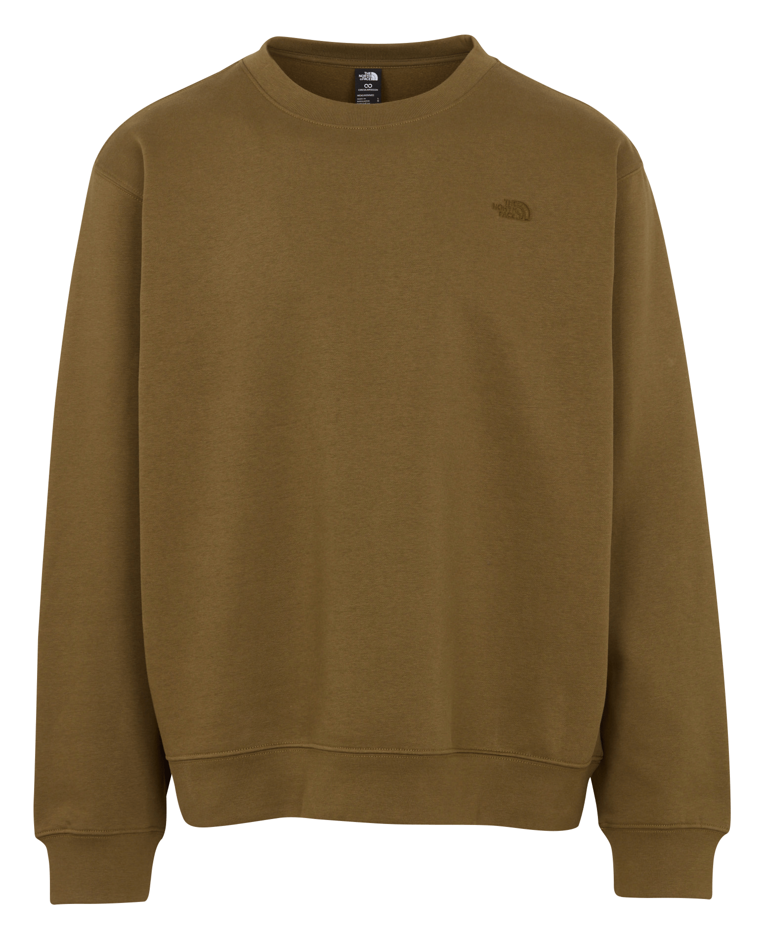 Lässiger Sweatshirt aus Baumwollmischung THE NORTH FACE Khaki