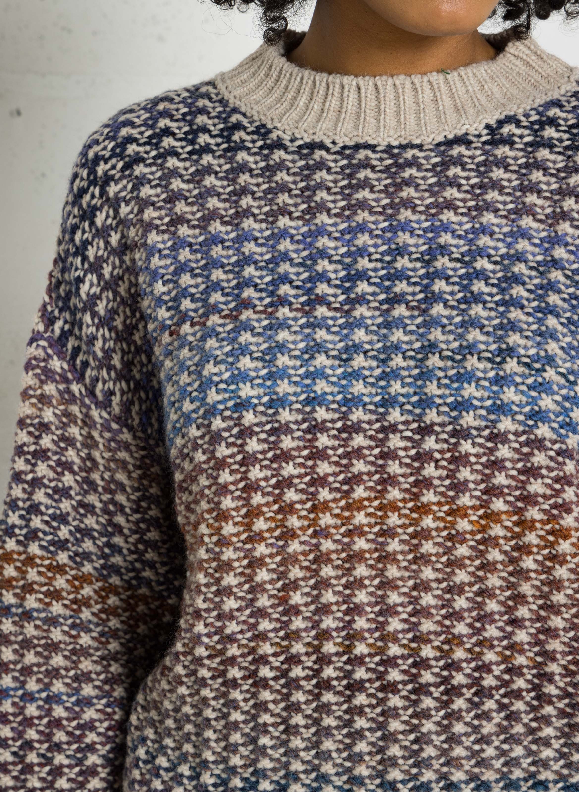 Loose-fit wool-blend sweater TINSELS Multicolored