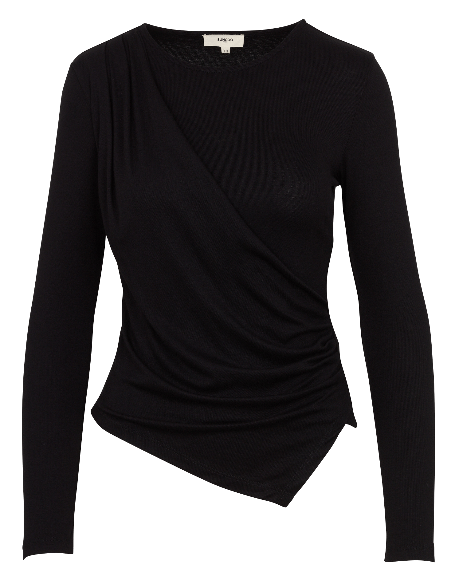 Fitted round neck T-shirt SUNCOO