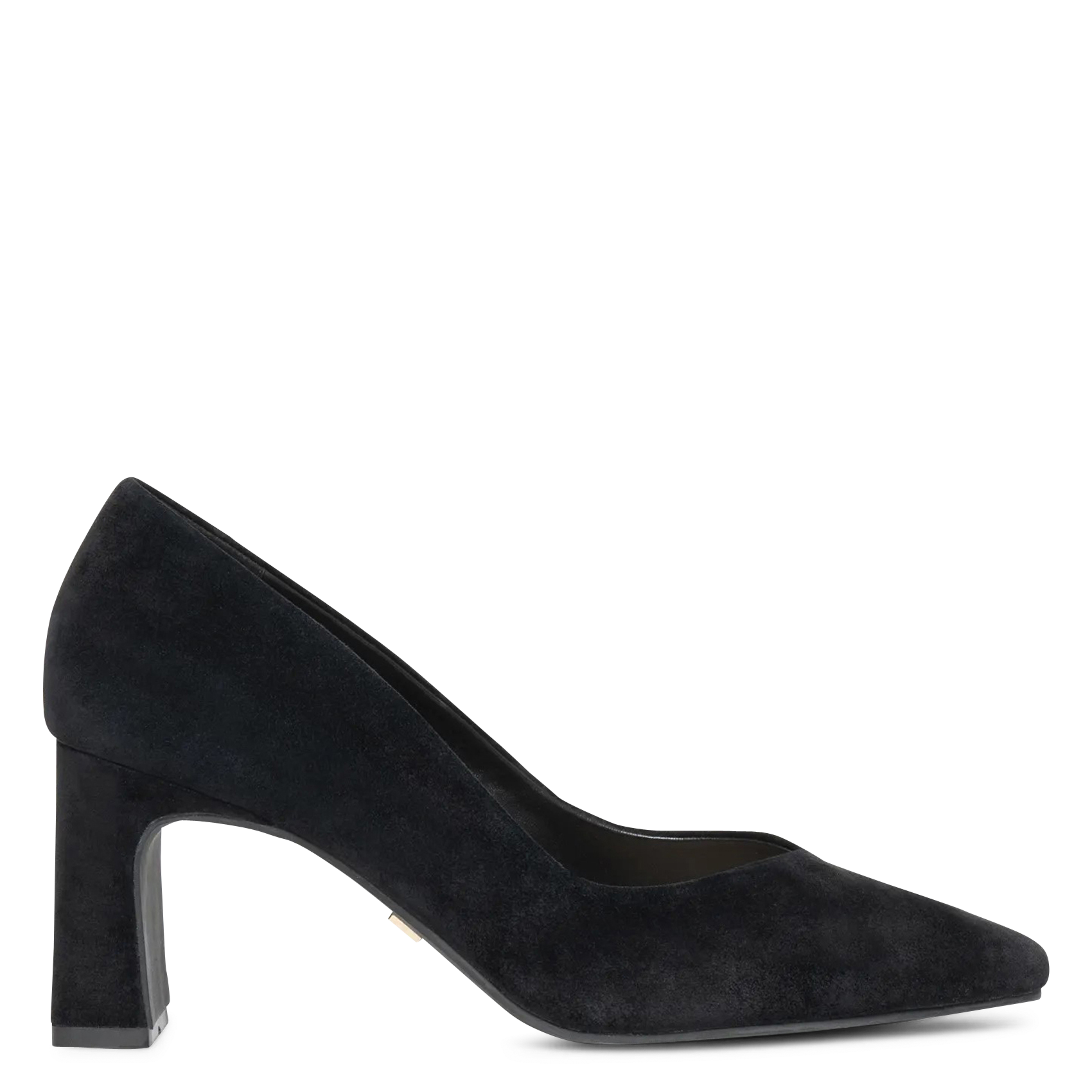 High leather sandals BOCAGE Black