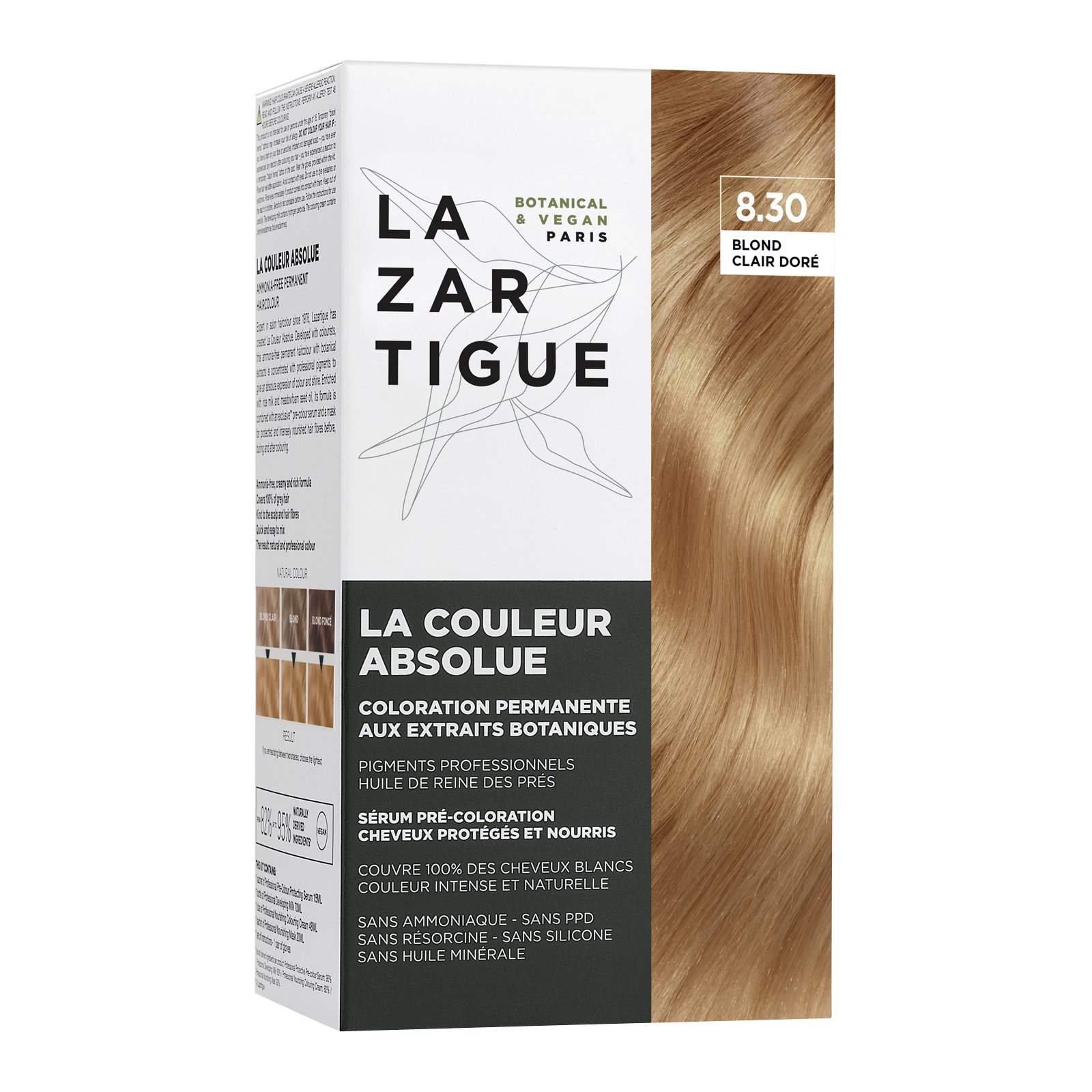 COULEUR ABSOLUE LAZARTIGUE 8.30 blond clair dore