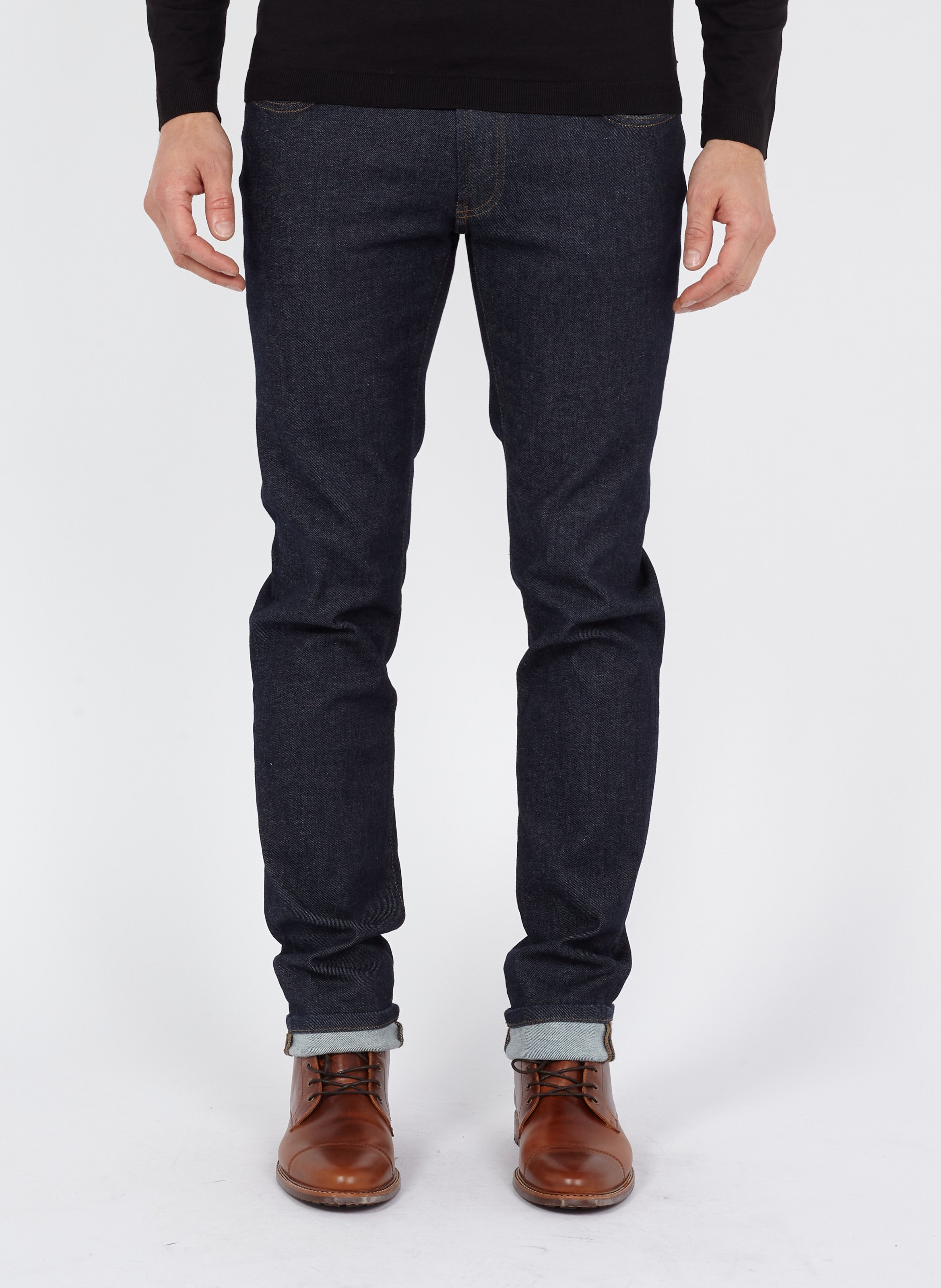 Slim-fit cotton-blend jeans IKKS Blue