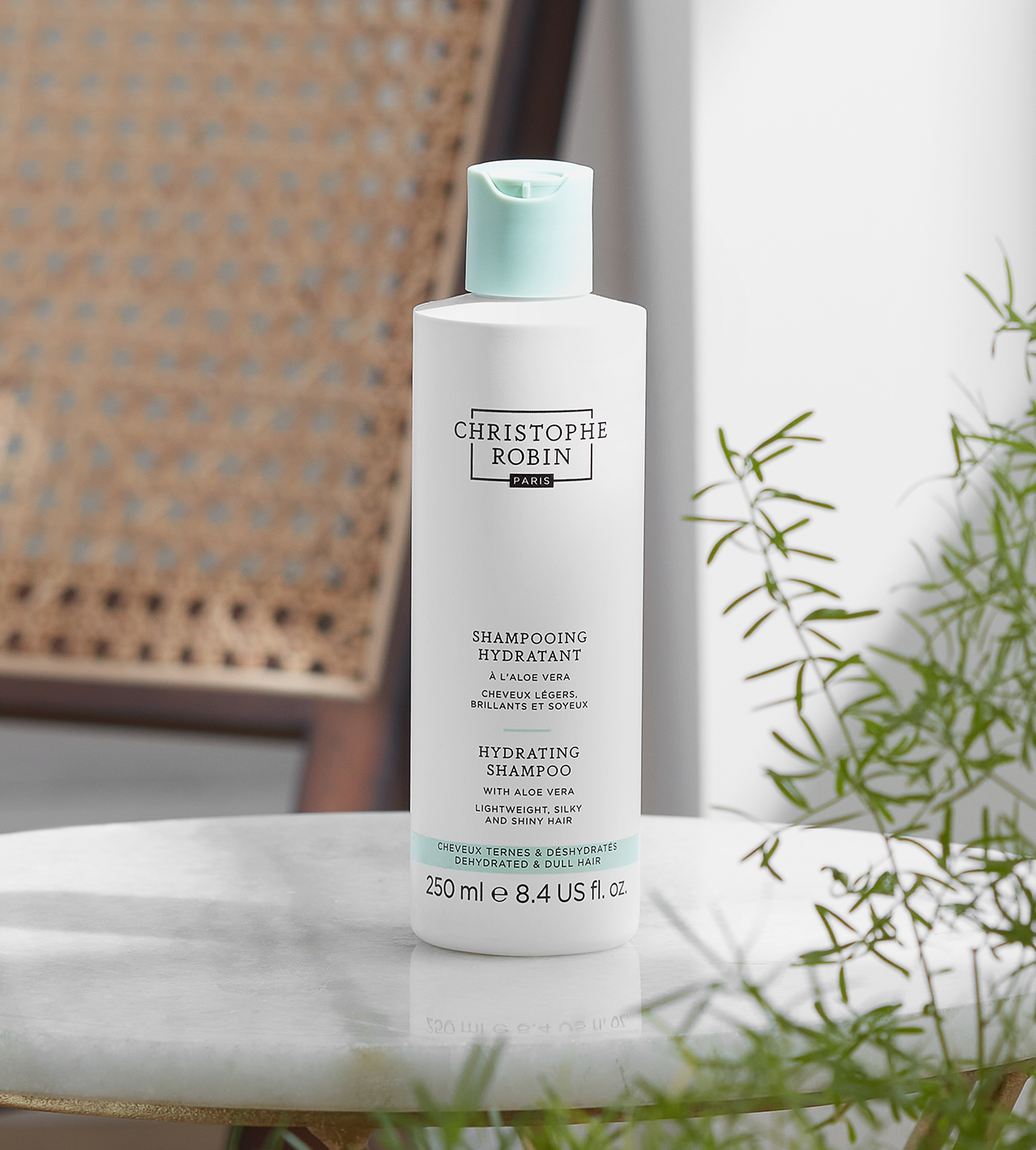 Shampooing hydratant à l'aloe vera CHRISTOPHE ROBIN No color