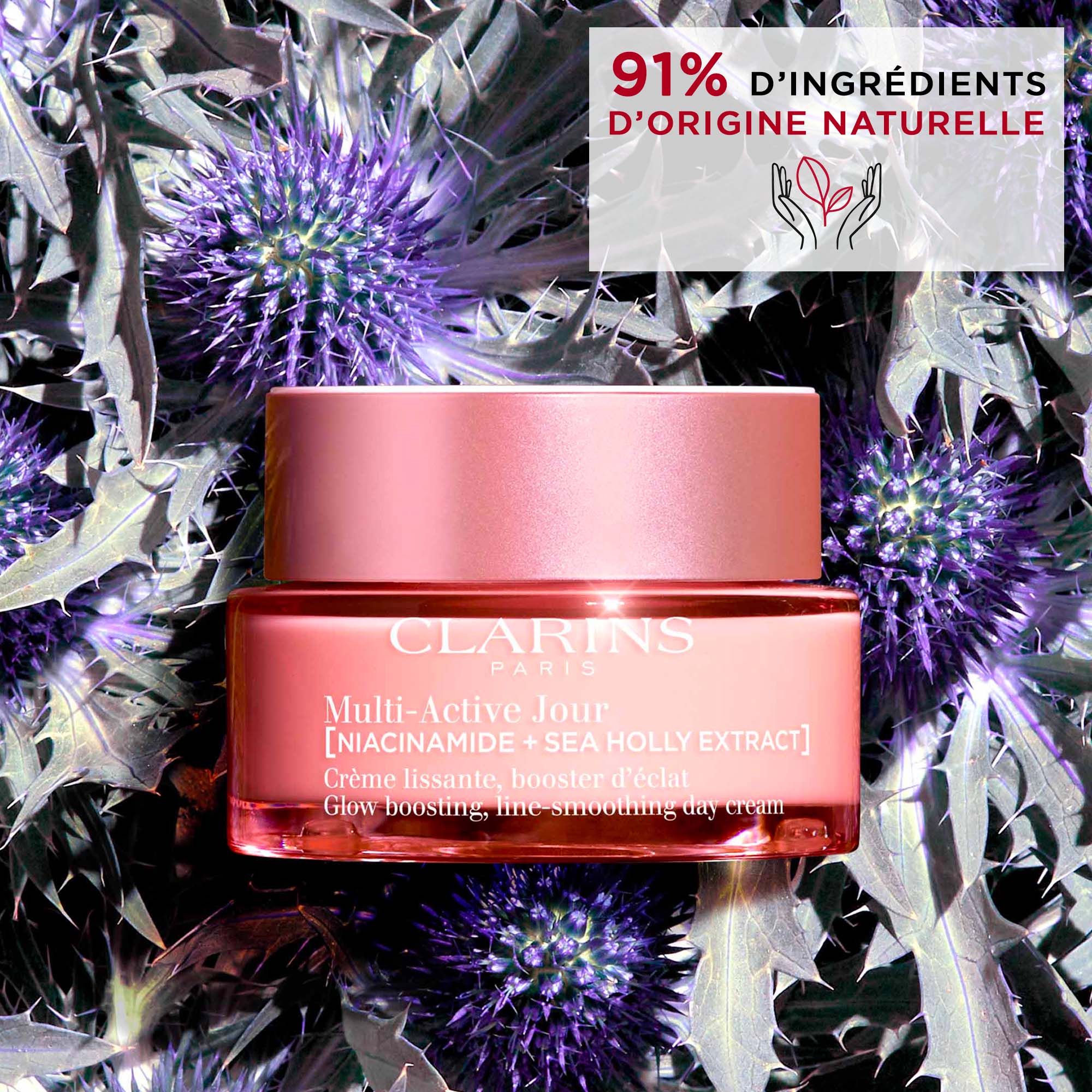 Multi-Active Jour - Crème lissante, booster d’éclat - Toutes Peaux CLARINS No color