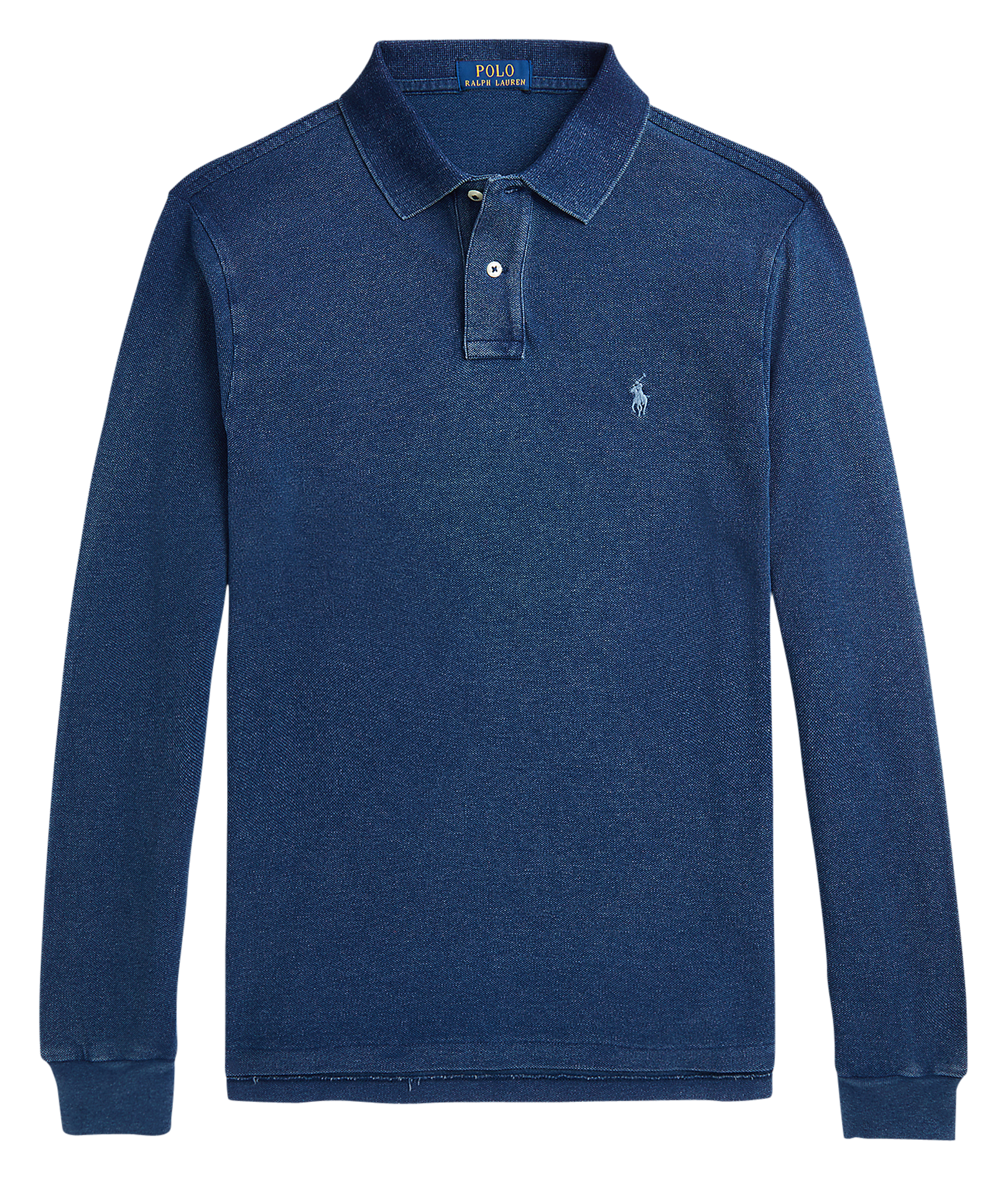 Slim-fit cotton polo shirt POLO RALPH LAUREN Blue