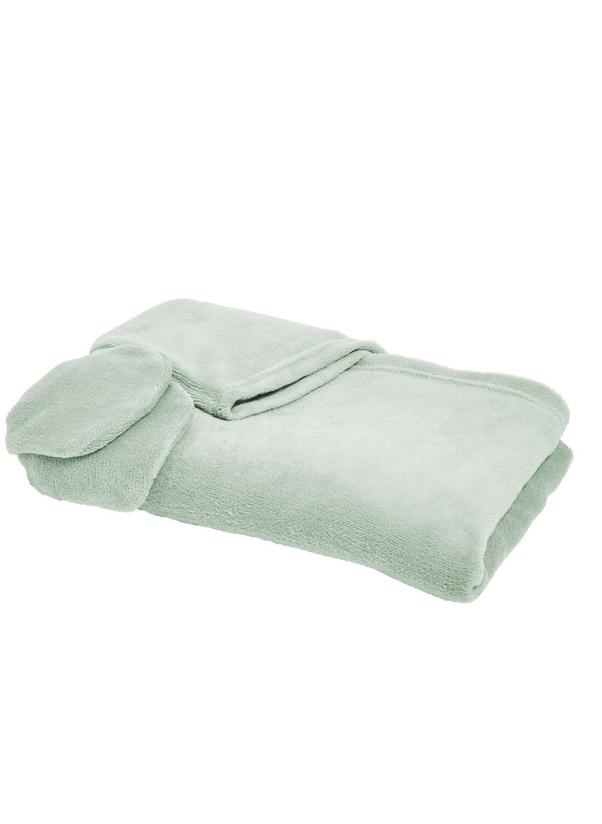 Plain hooded throw TODAY LINGE DE MAISON Green