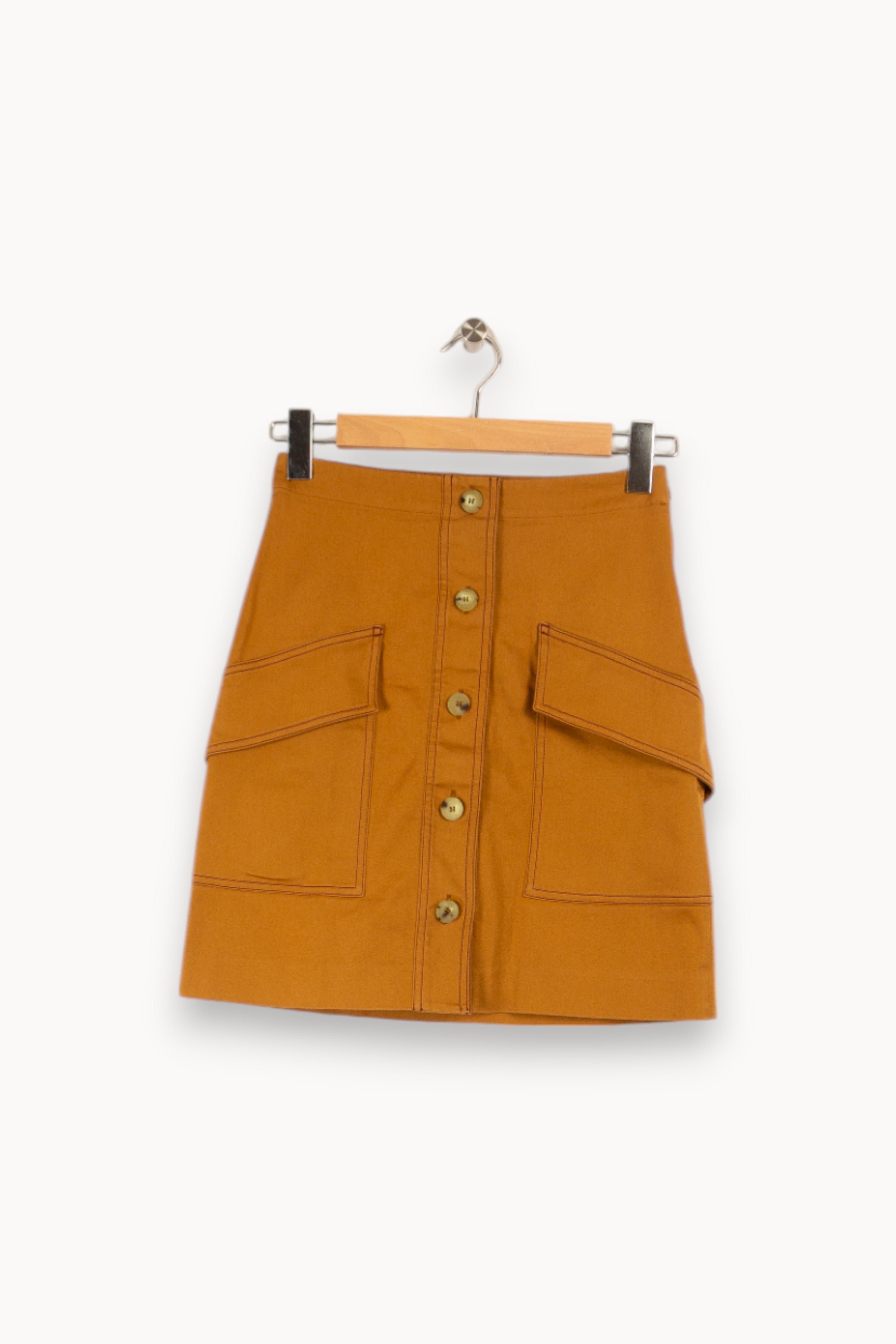 Short A-line skirt ACNE STUDIOS - Seconde Main Brown