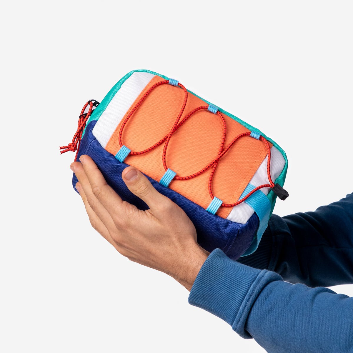 Recycled polyester toiletry bag BILLYBELT Orange