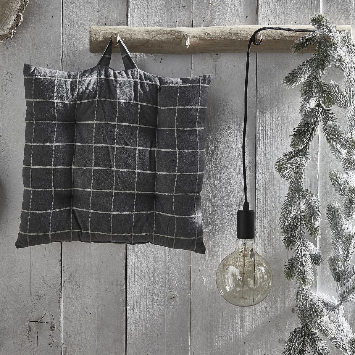 Cotton chair pad TODAY LINGE DE MAISON Grey