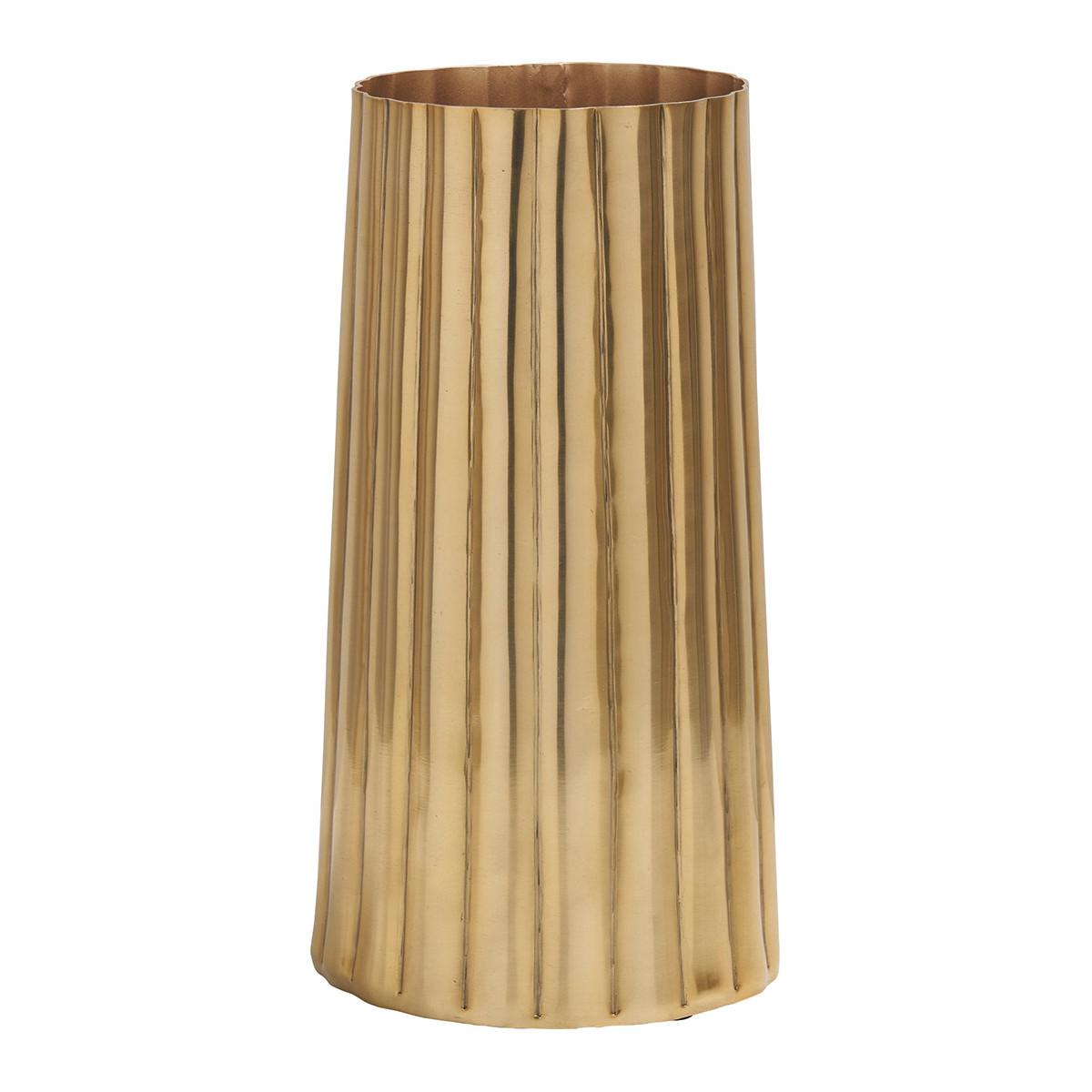 Striped vase BLANC D'IVOIRE Golden