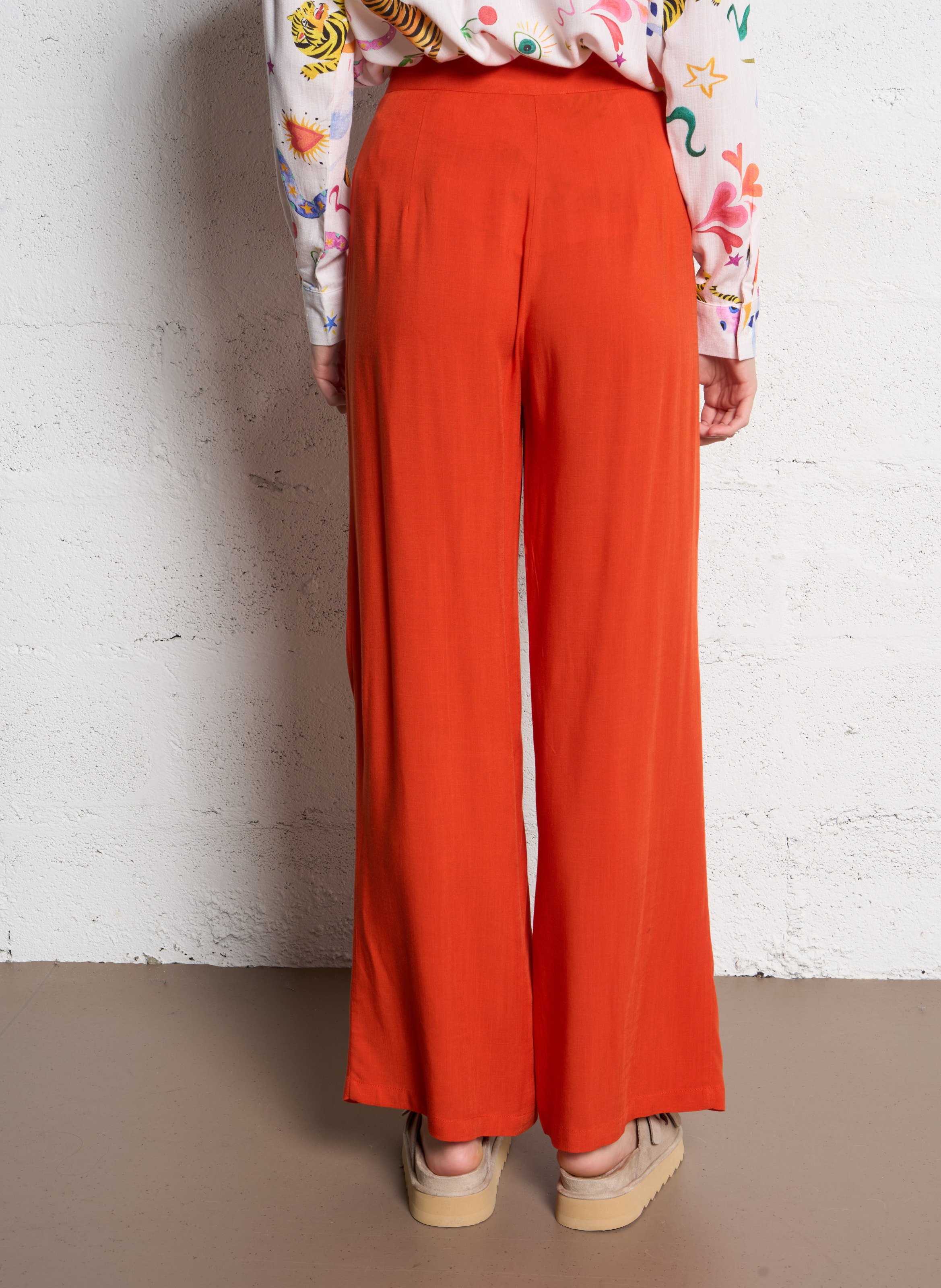 Wide trousers LA PETITE ETOILE Orange