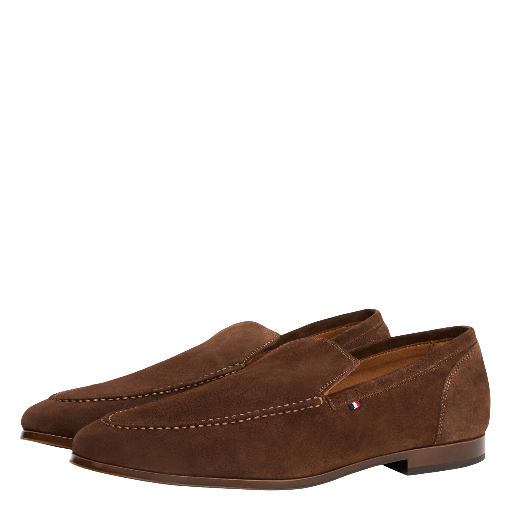 Mocassins en cuir TOMMY HILFIGER Marron