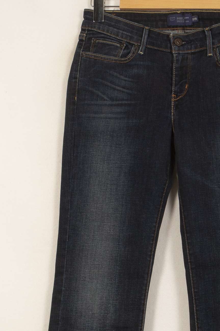 Cropped slim jeans with studs LEVI'S - Seconde main Blue