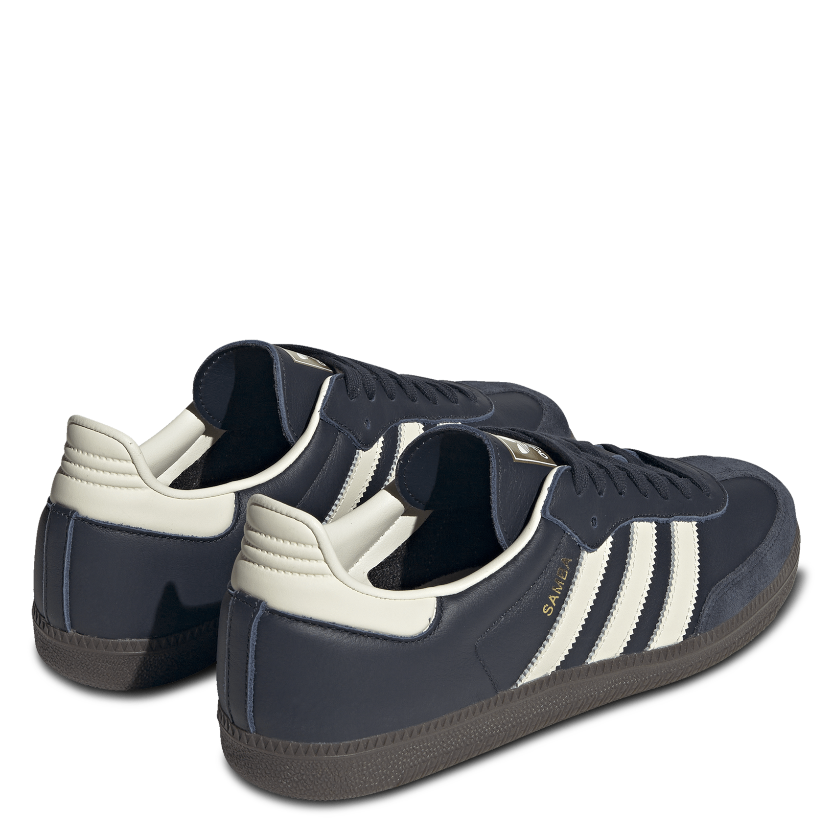 Baskets basses en cuir ADIDAS Bleu