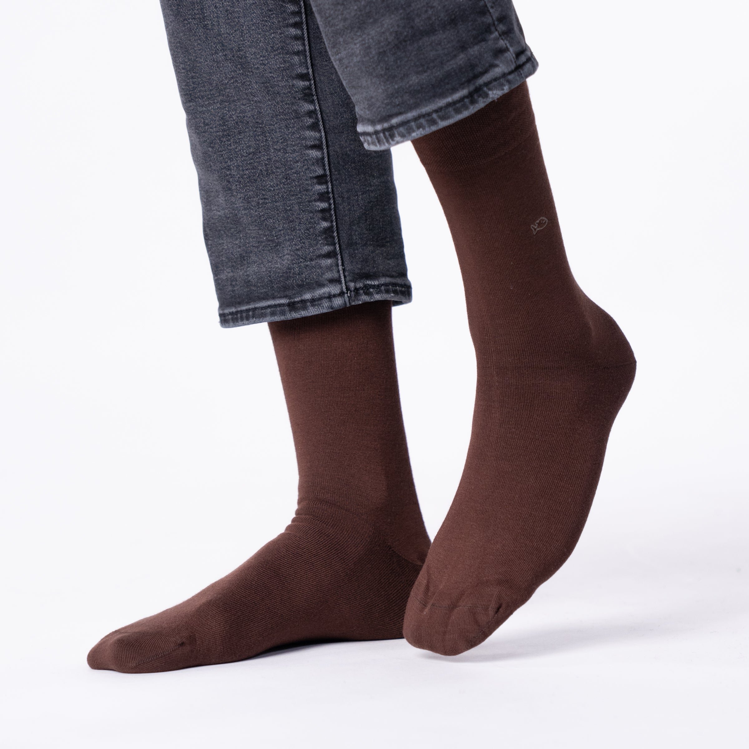 Bamboo socks BILLYBELT Brown