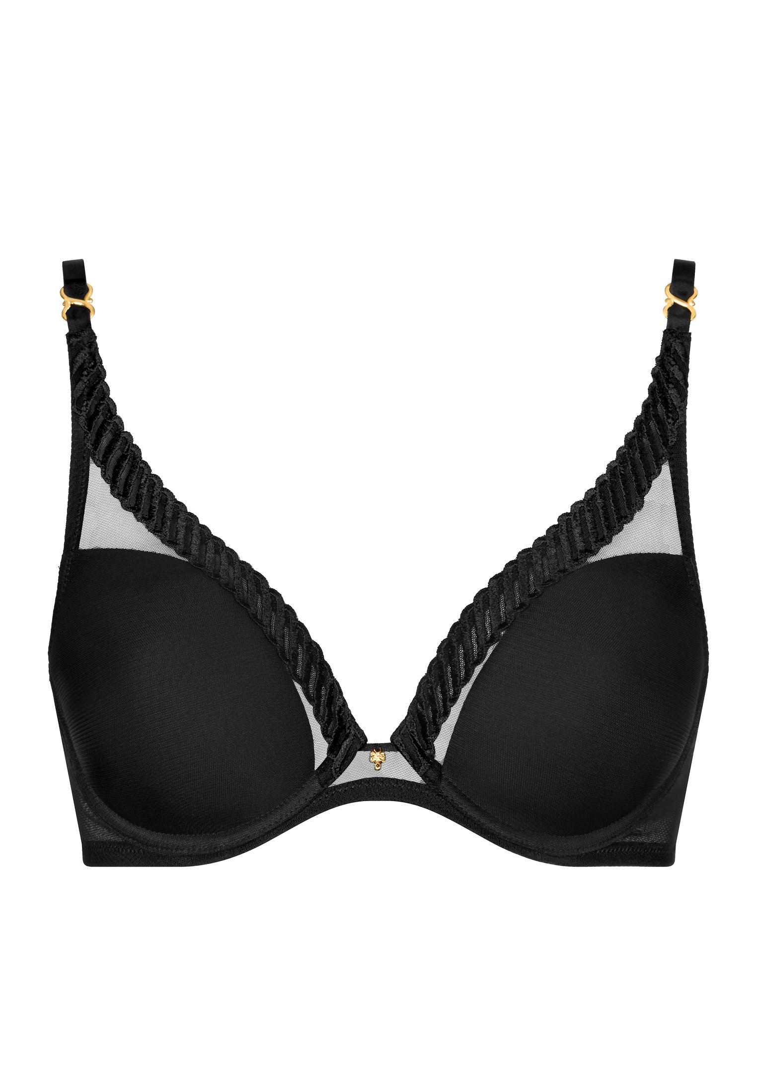 Architecture underwired triangle bra AUBADE Black