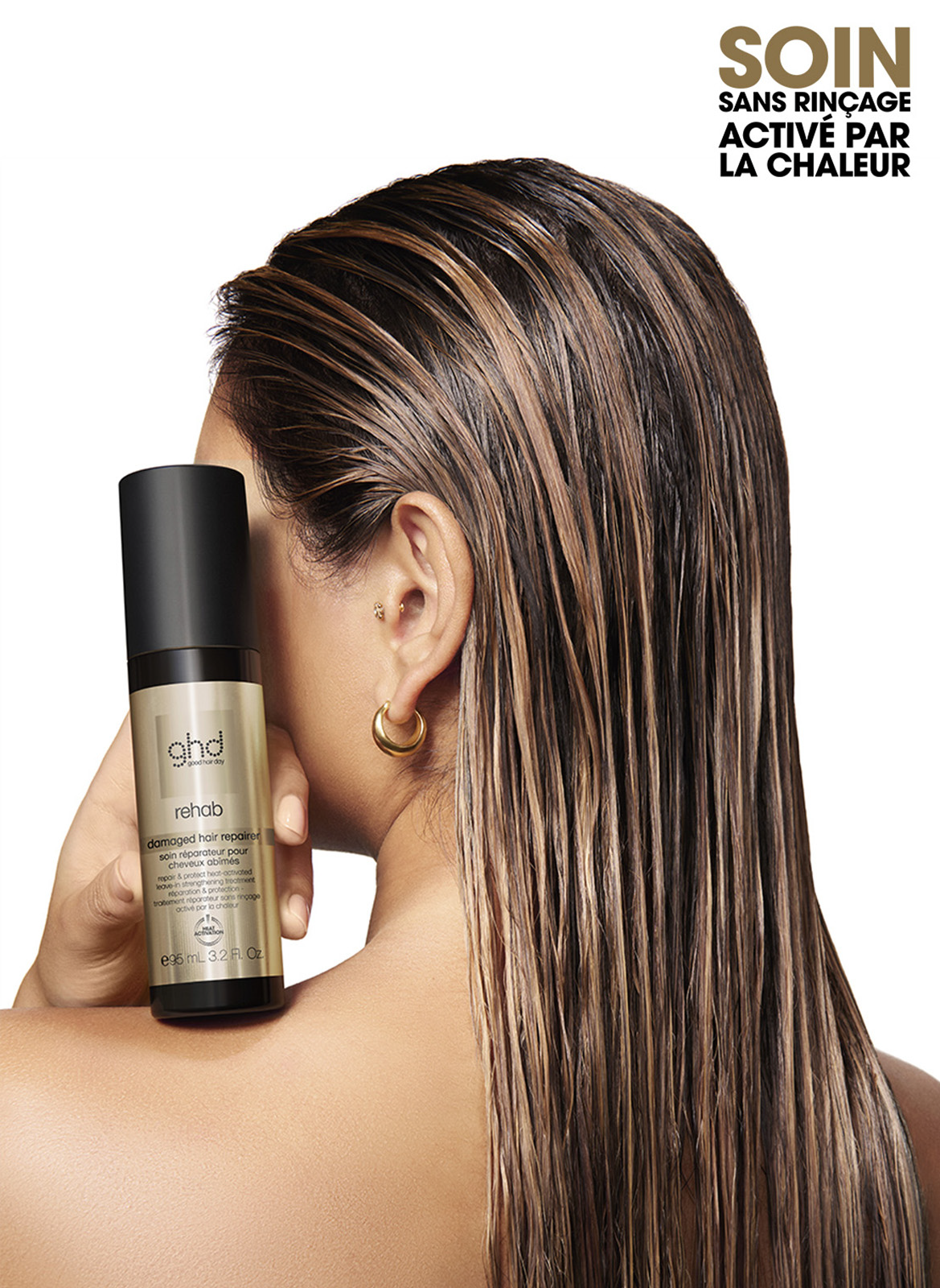 GHD REHAB - REPAIR TREATMENT FOR DAMAGED HAIR GHD Noir