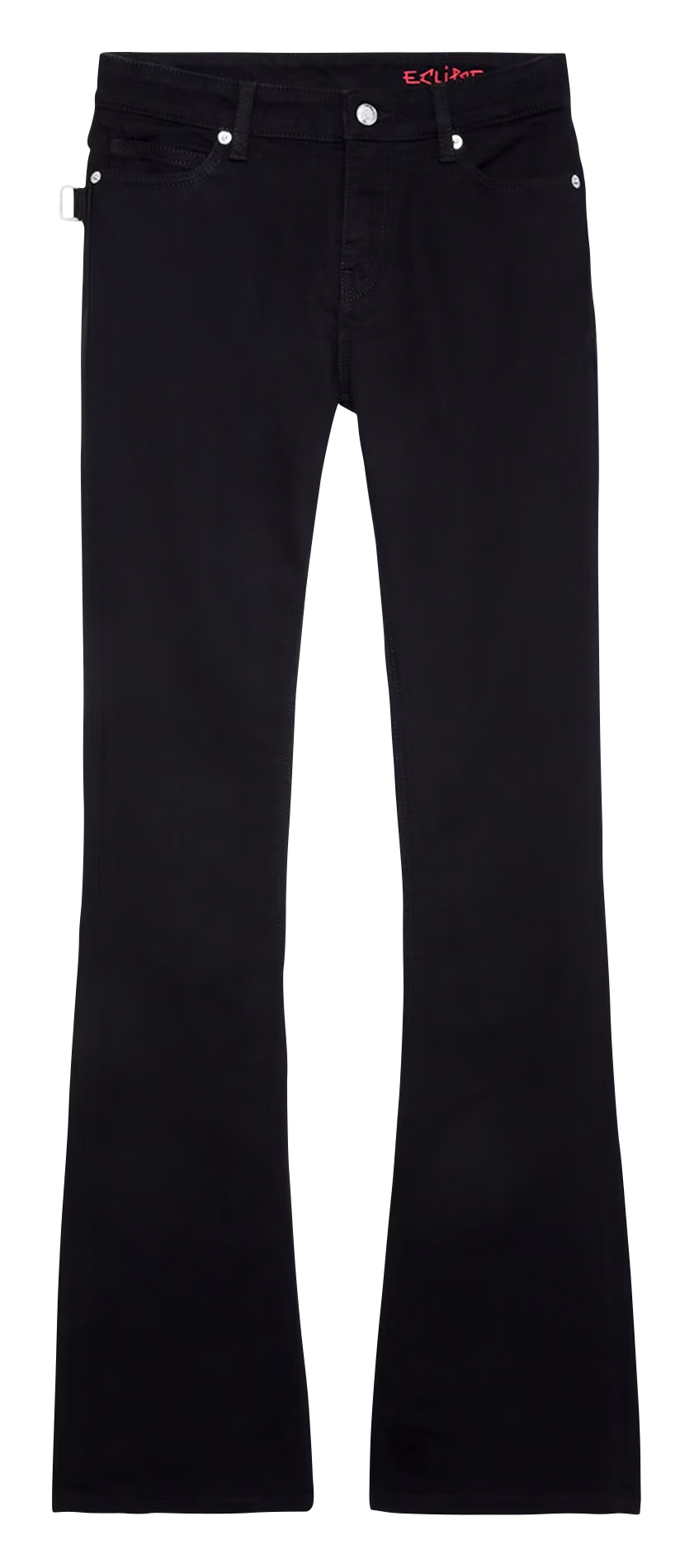 Cotton-blend bootcut jeans ZADIG&VOLTAIRE Black