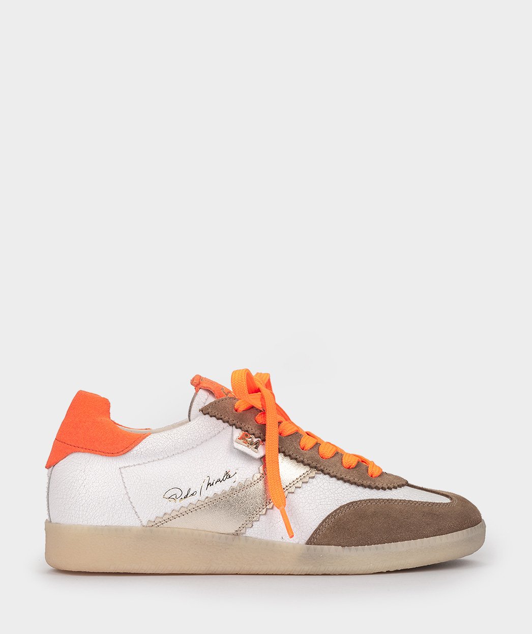 Sport shoes combined in leather and suede PEDRO MIRALLES White