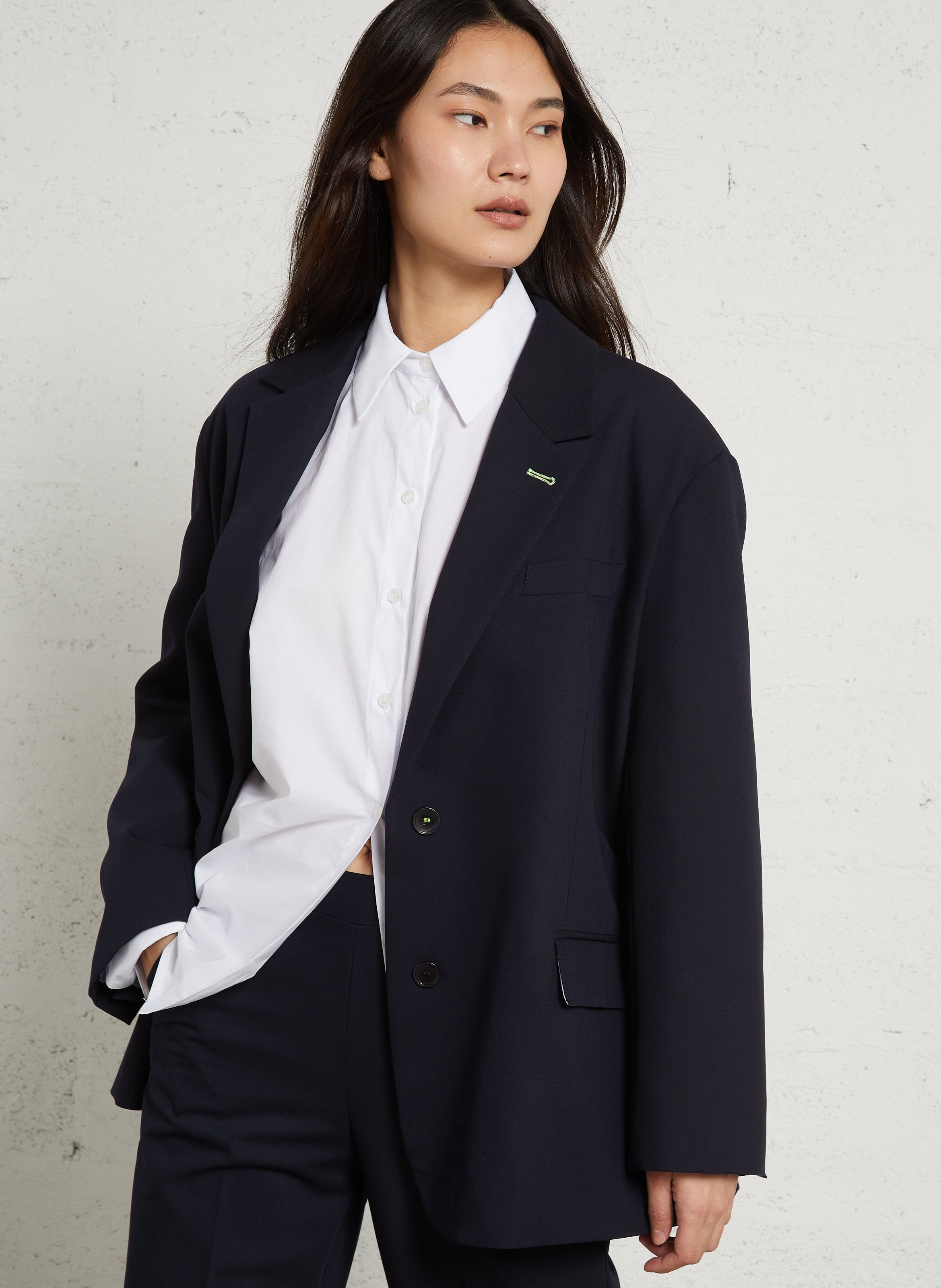 Oversize-Jacke mit Reverskragen IMPERIAL Blau