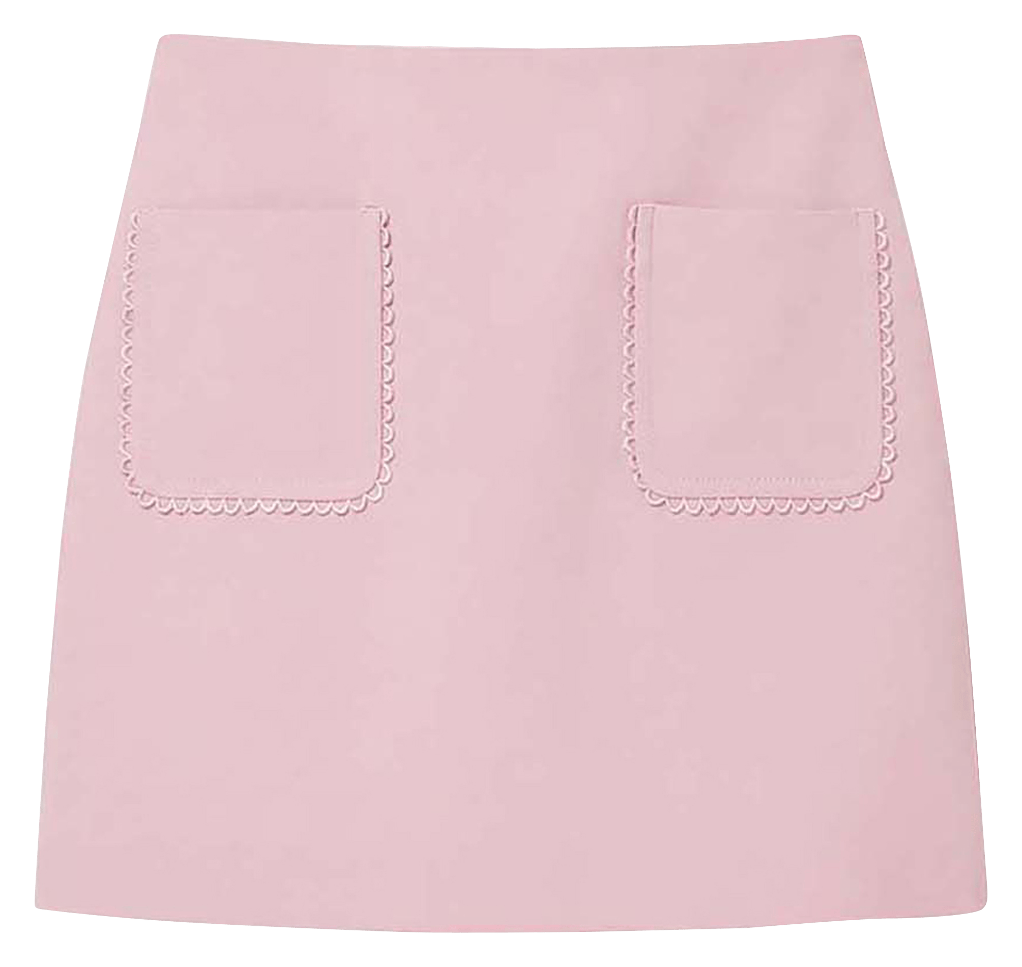 Jupe courte à poches unie TARA JARMON Rose